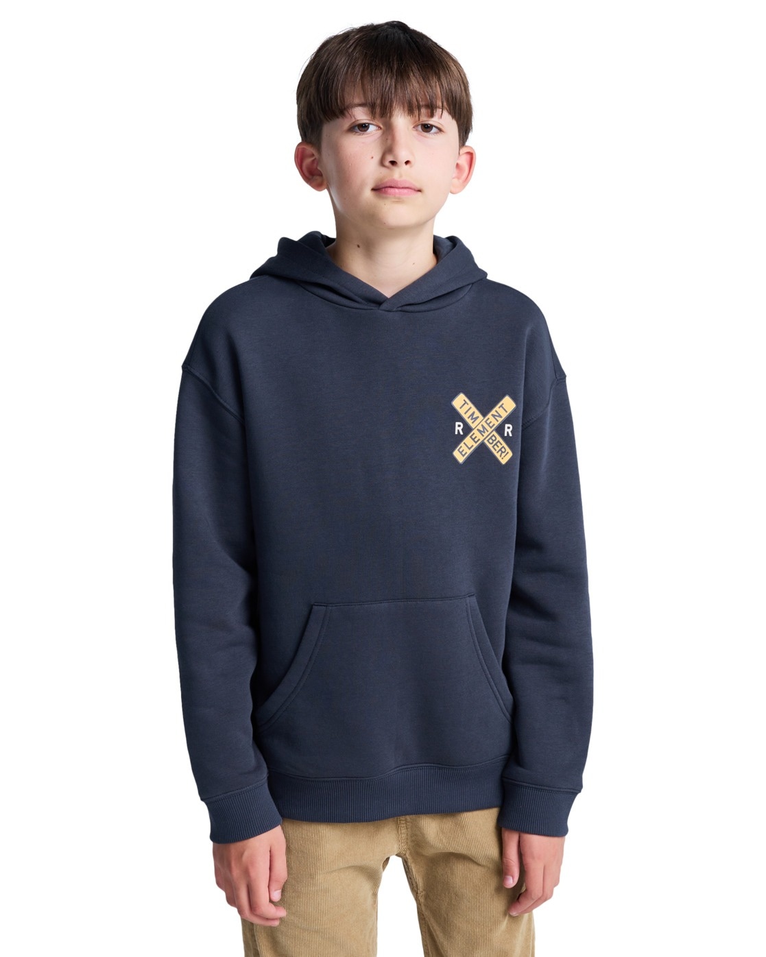 ELEMENT Jungen Kapuzensweatshirt "Timber Signs", schwarz, Gr. 14, 55% Baumwolle, 25% Baumwolle, 20% Polyester, Sweatshirts