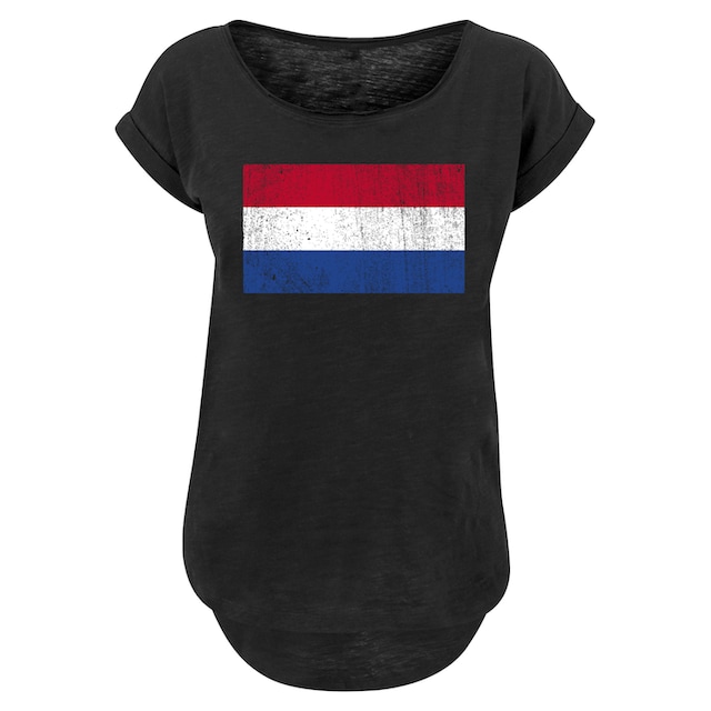 F4NT4STIC T-Shirt »Netherlands NIederlande Holland Flagge distressed«, Print  für kaufen | BAUR