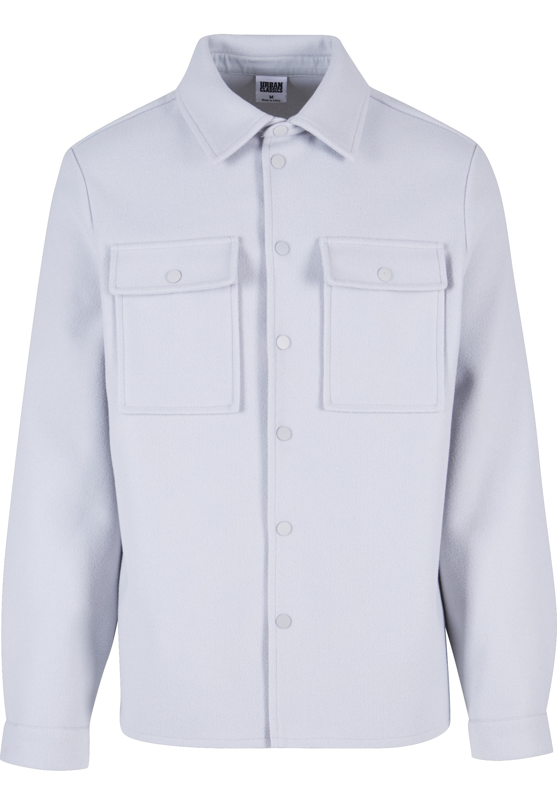 URBAN CLASSICS Langarmhemd "Urban Classics Herren Plain Overshirt" 1 günstig online kaufen