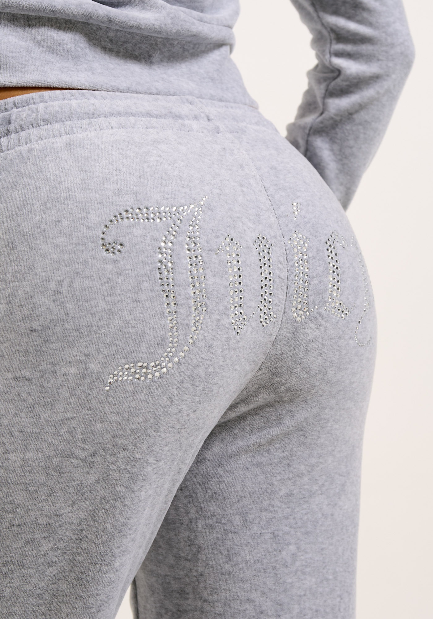Thumbnail - Juicy Couture Sweathose "TINA TRACK PANT Damen", Trainingshose Damen, Sweathose, Velour, Jogginghose mit Glitzer, Sale