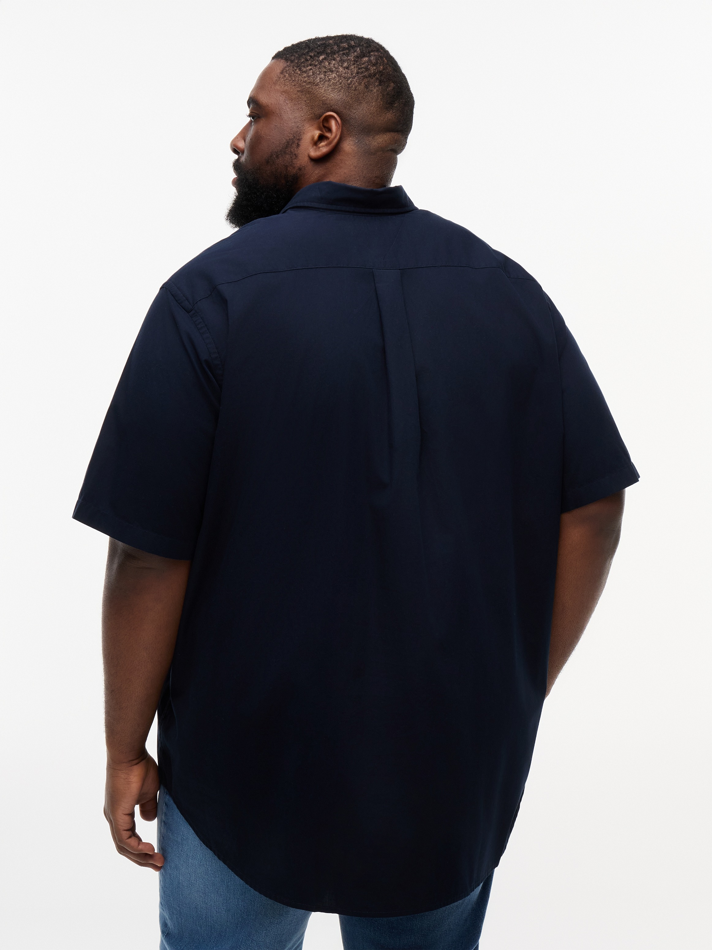 Tommy Hilfiger Big & Tall Kurzarmhemd »BT-FLEX POPLIN SOLID« Große Größen