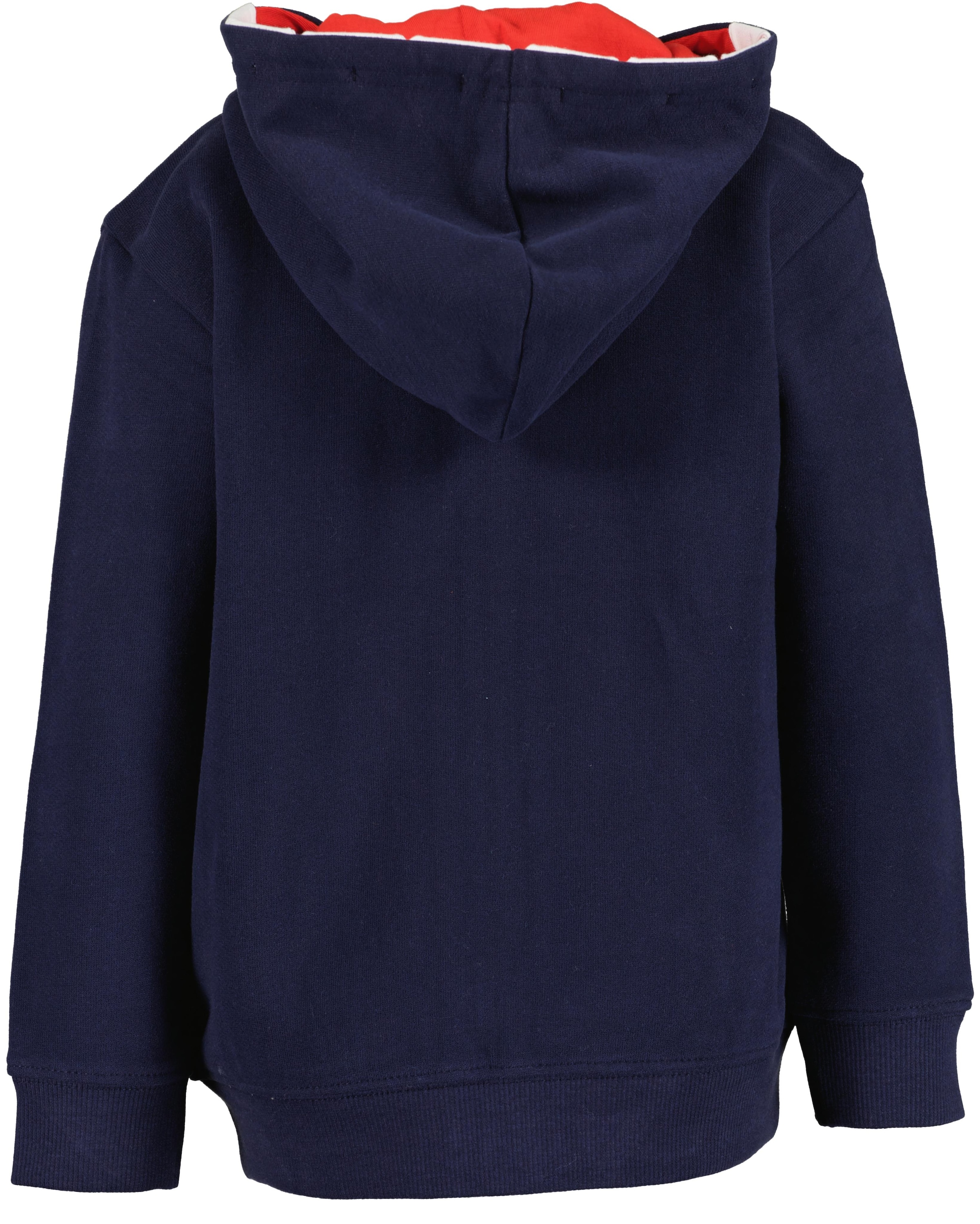 Blue Seven Sweatjacke, mit besonderen Details an der Kapuze und kleiner Bruststickerei