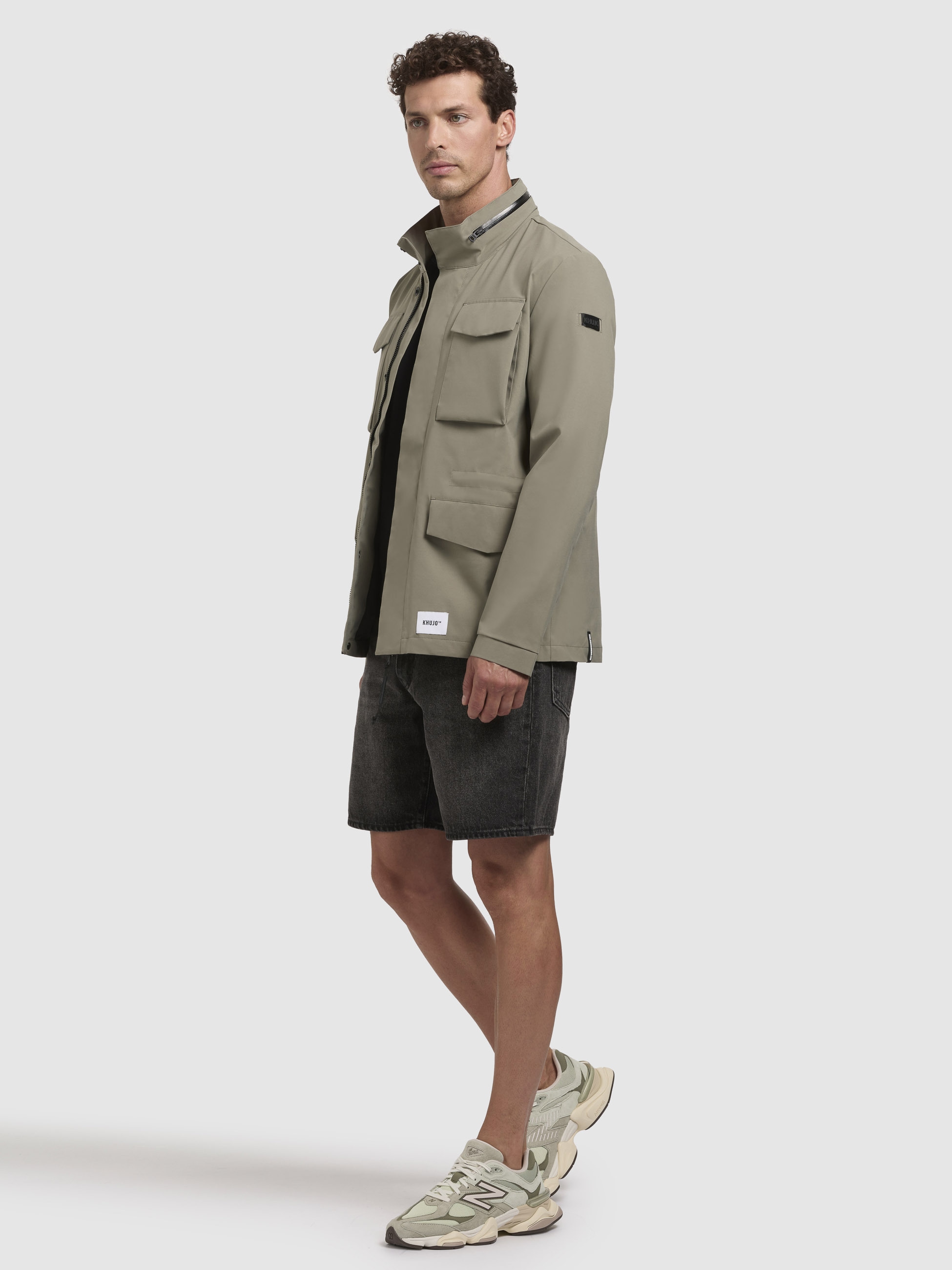 khujo Fieldjacket »ARLO«, mit Kapuze