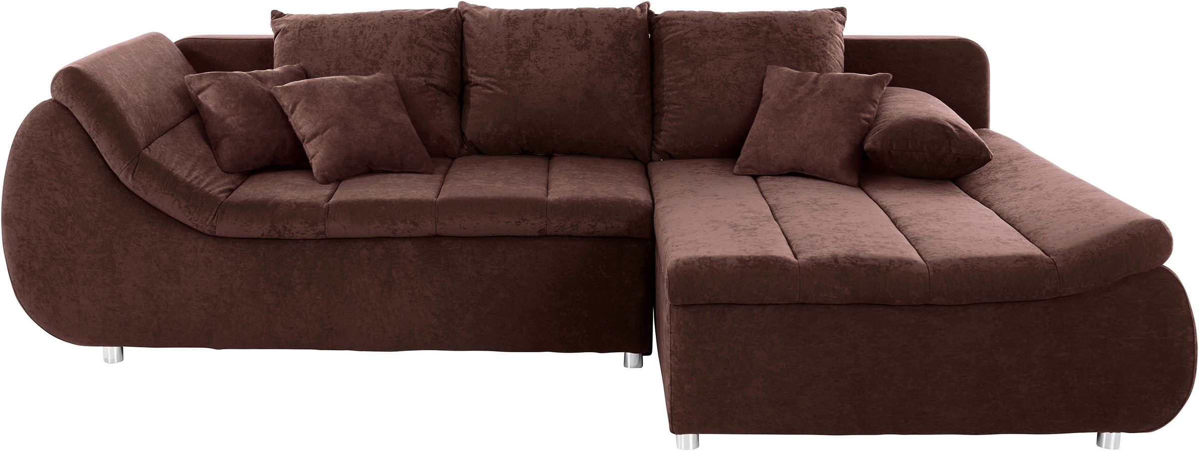 Home affaire Ecksofa "Imola, elegant und modern, aktuelle Steppung im Sitz, günstig online kaufen