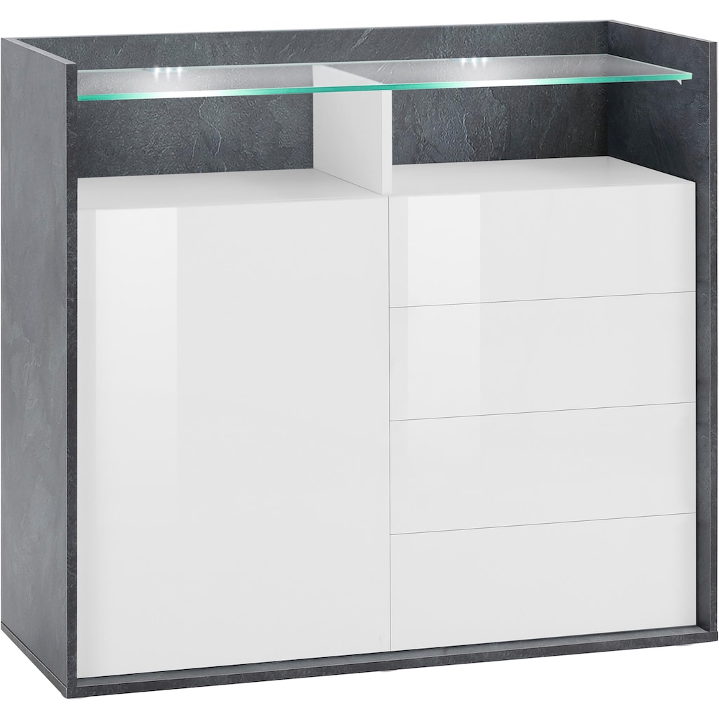 borchardt Möbel Highboard »Livorno«, Breite 96 cm