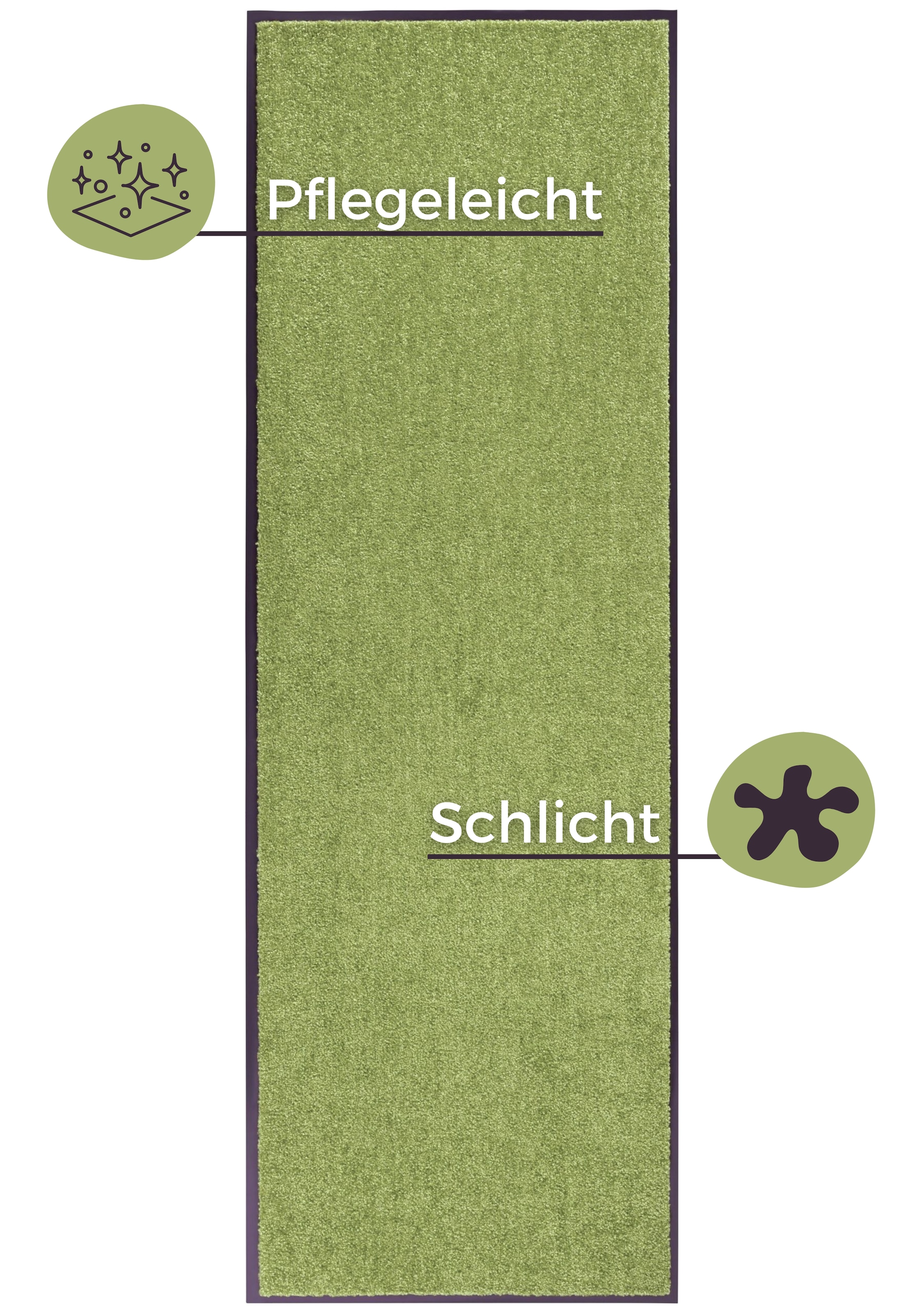 HANSE Home Fußmatte »Wash & Clean«, rechteckig, 7 mm Höhe, Schmutzfangmatte, Türmatte, In- und Outdoor, Teppich, Läufer, waschbar