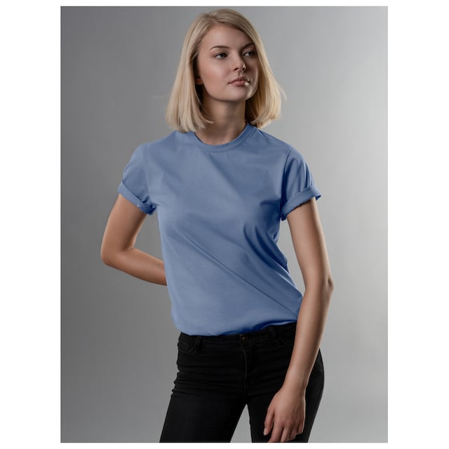 Trigema T-Shirt »TRIGEMA Slim Fit T-Shirt aus DELUXE Baumwolle« online  bestellen | BAUR