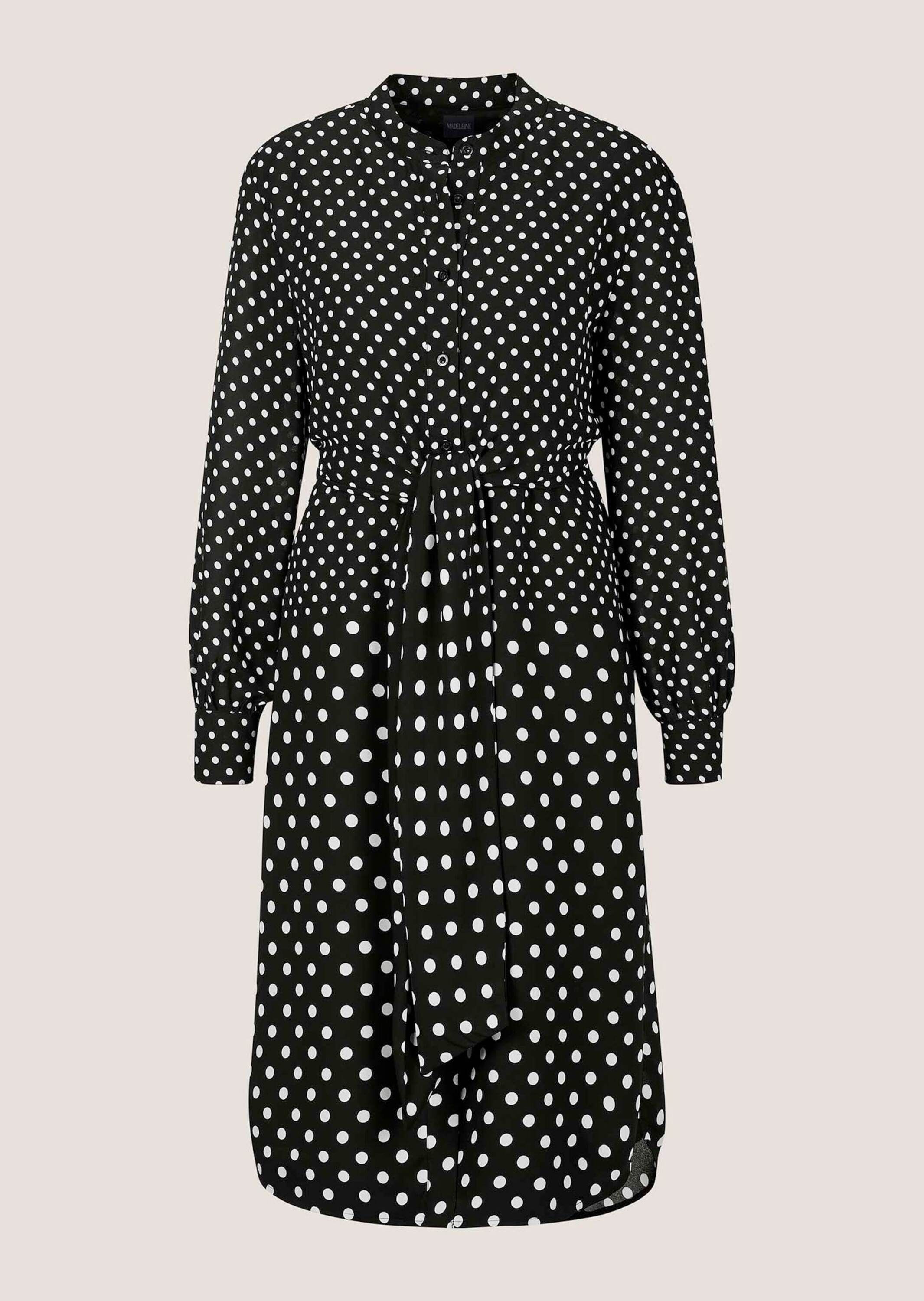 MADELEINE Sommerkleid "Wickelkleid Tupfenkleid mit Wickeloptik" Nahttasche günstig online kaufen