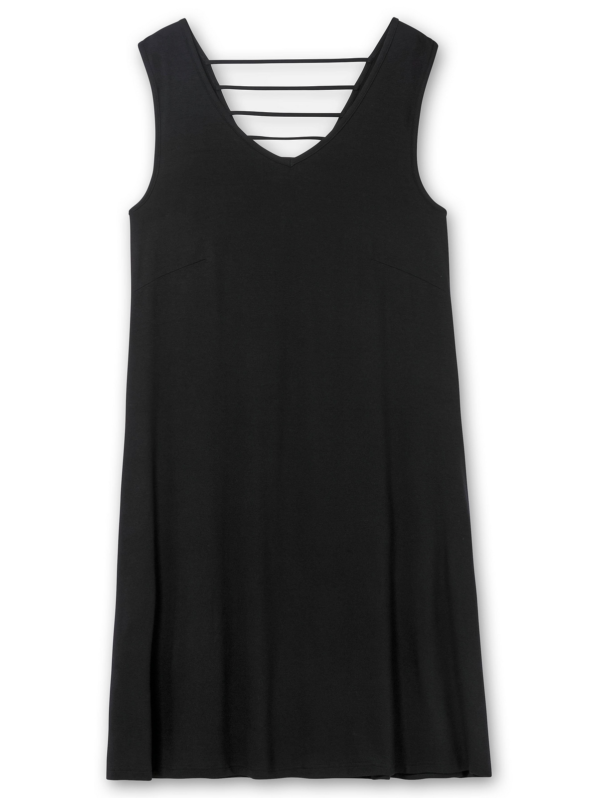 Sheego Jerseykleid »Große Größen«, mit raffiniertem Rückenausschnitt