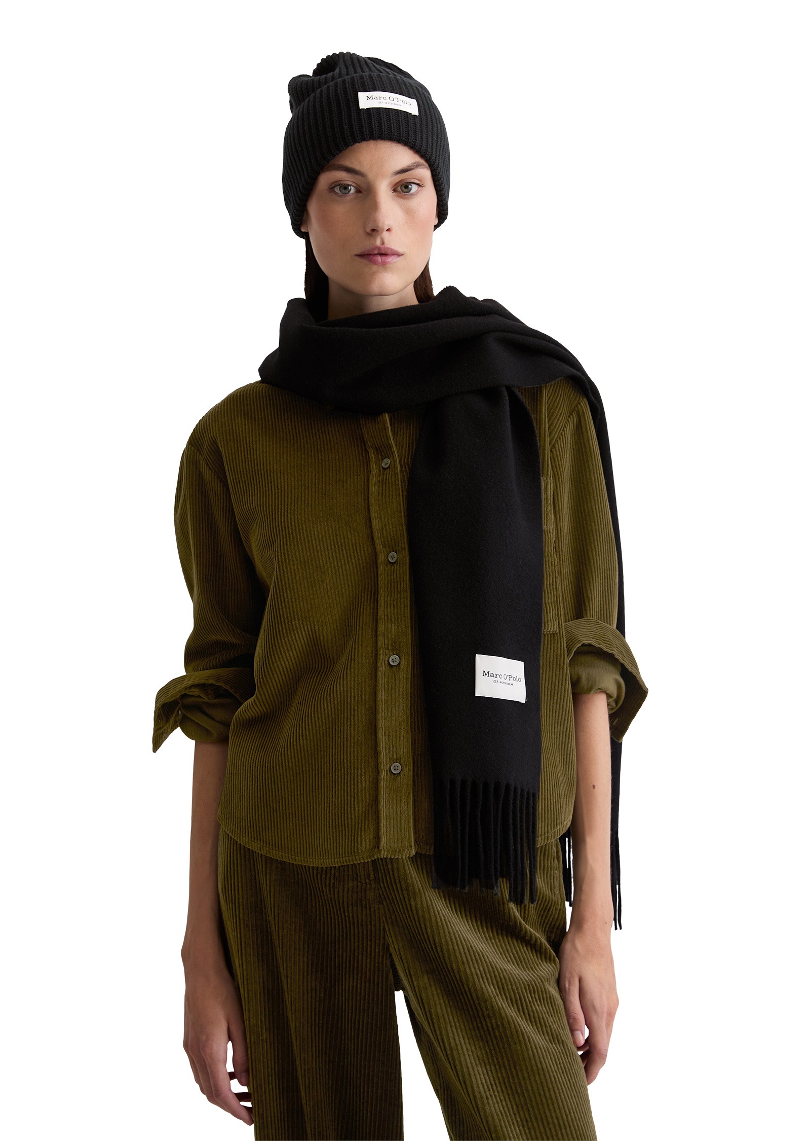 Thumbnail - Marc OPolo Fransentuch "aus softer Schurwolle"