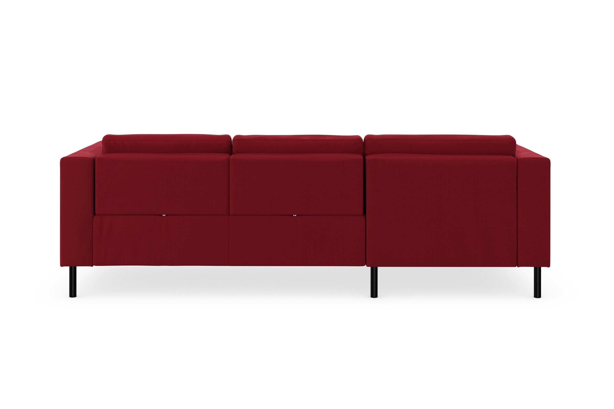 Sit & More Lindholm L-Shape Corner Sofa with Seat Depth Adjustment and Pocket Spring Core Red 3