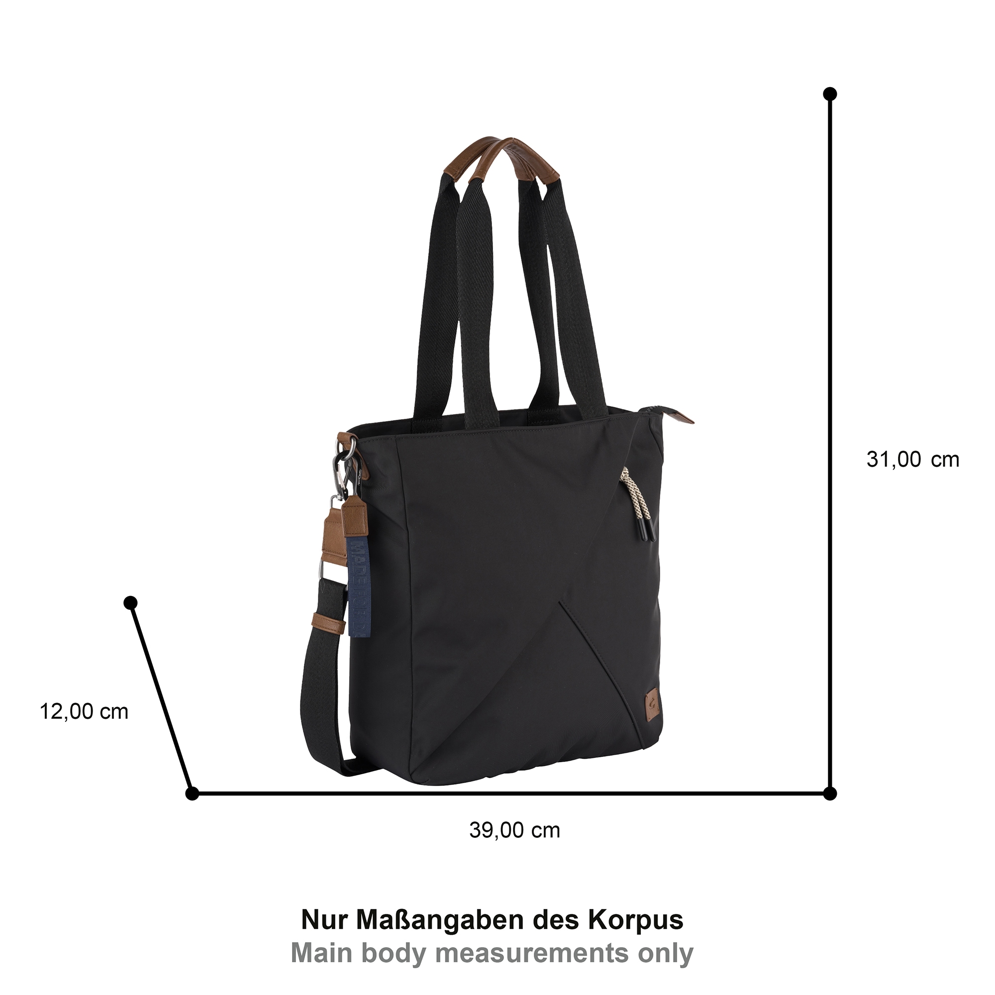 camel active Shopper »Aurum«, aus recyceltem, robusten Nylon leichtgewichtig mit feinen Details