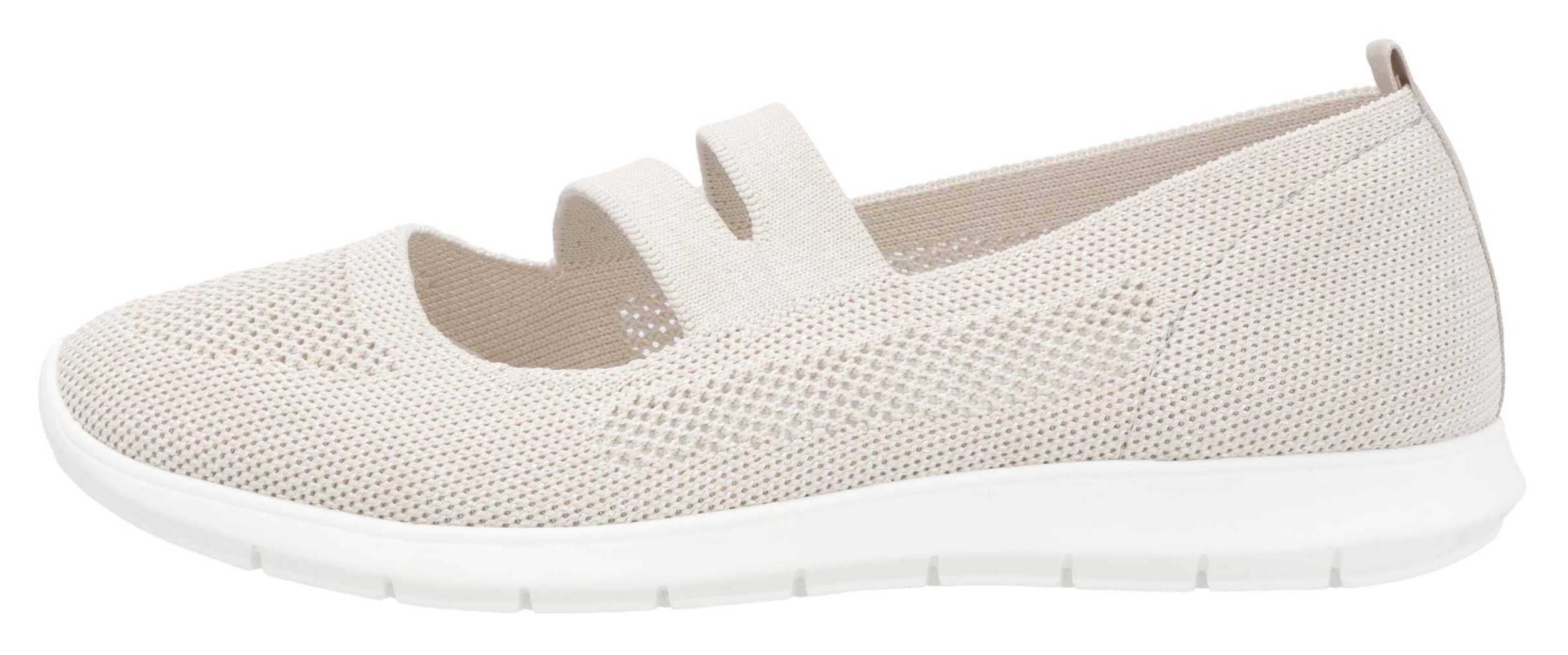 Remonte Riemchenballerina, Halbschuh, Freizeitschuh, Komfortschuh mit herausnehmbarer Einlage