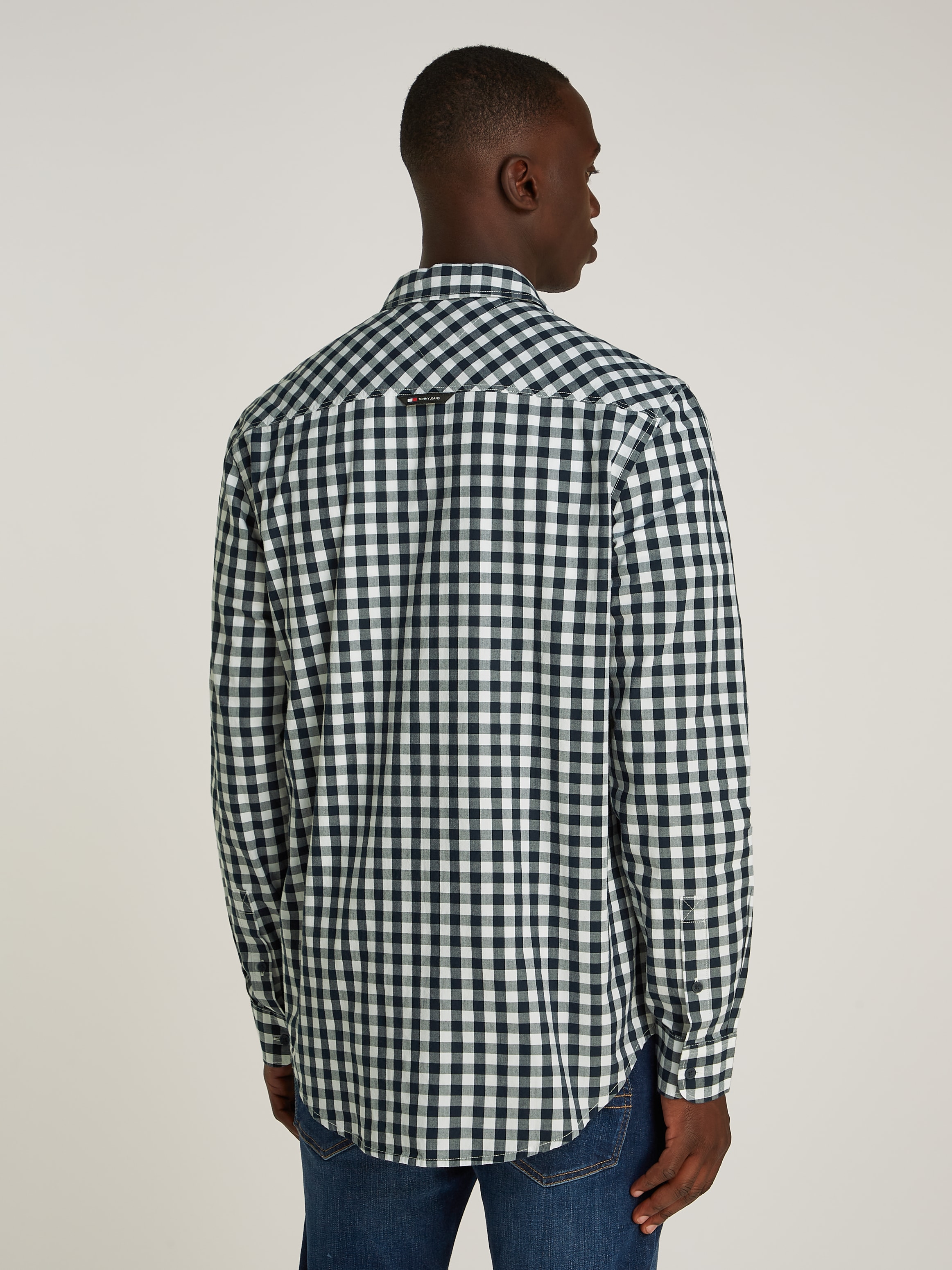 Tommy Jeans Karohemd "TJM REG POPLIN CHECK SHIRT" günstig online kaufen