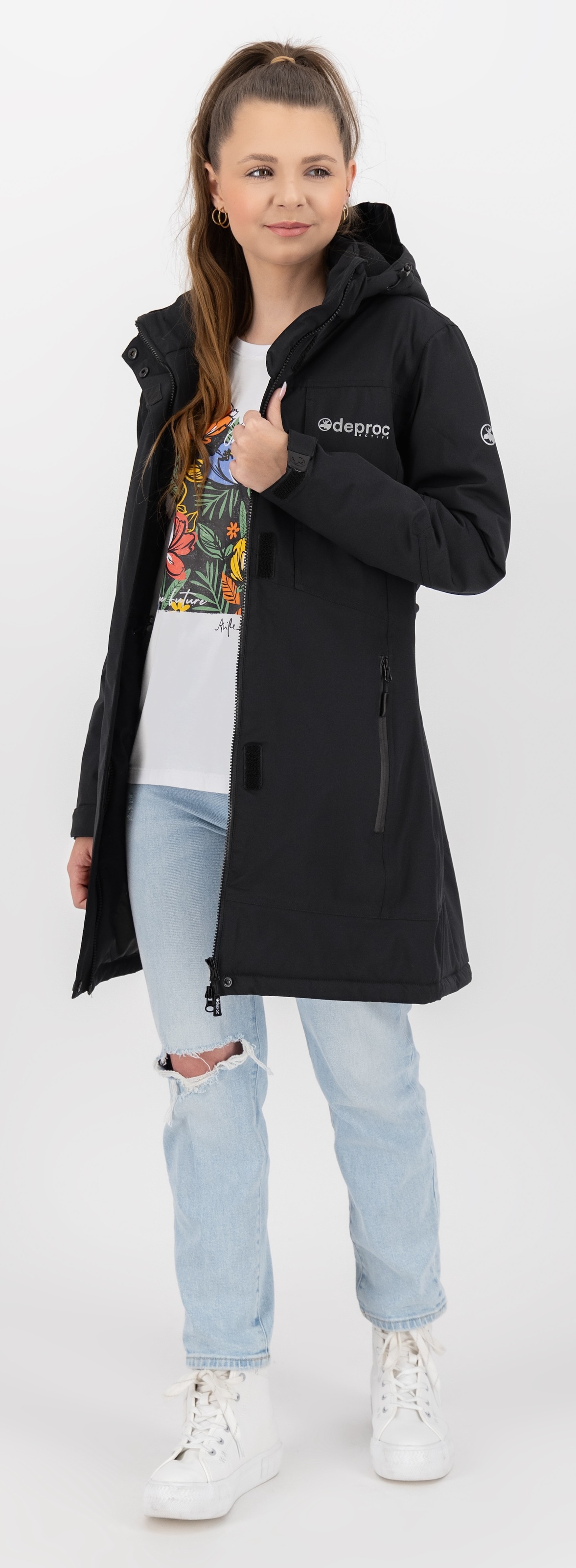 Deproc Active Montreal Long Women Jacket Black Size M 3
