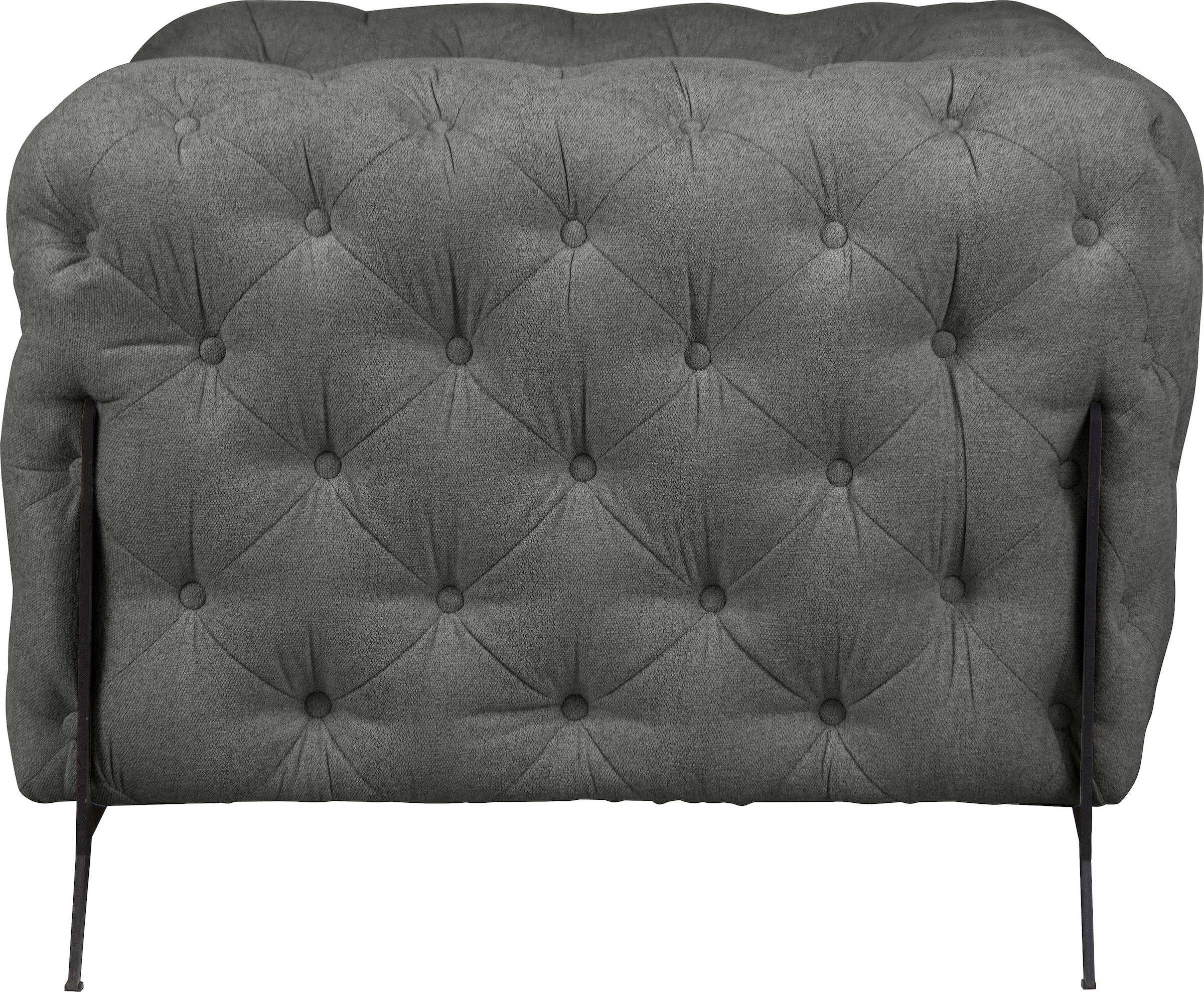 Leonique Chesterfield-Sessel »Amaury Sessel«, aufwändige Knopfheftung, moderne Chesterfield Optik, Fußfarbe wählbar