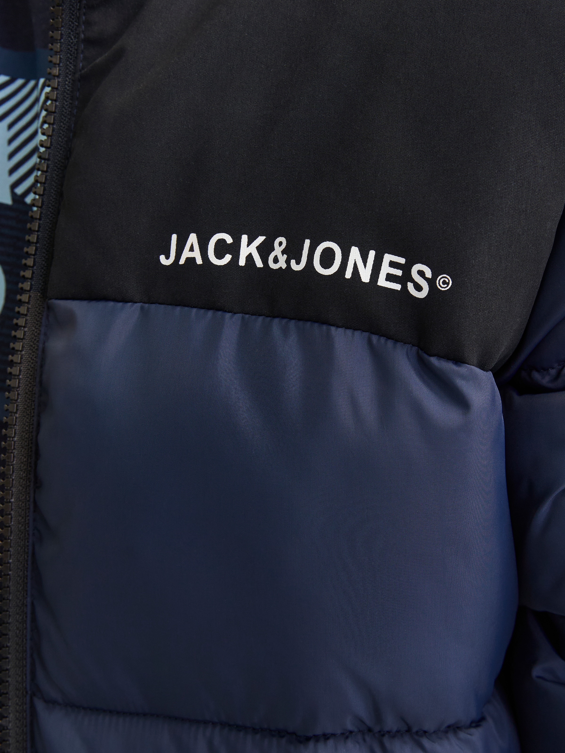 Jack & Jones Junior Outdoorjacke »JJMOON STAND COLLAR PUFFER JNR«, ohne Kapuze