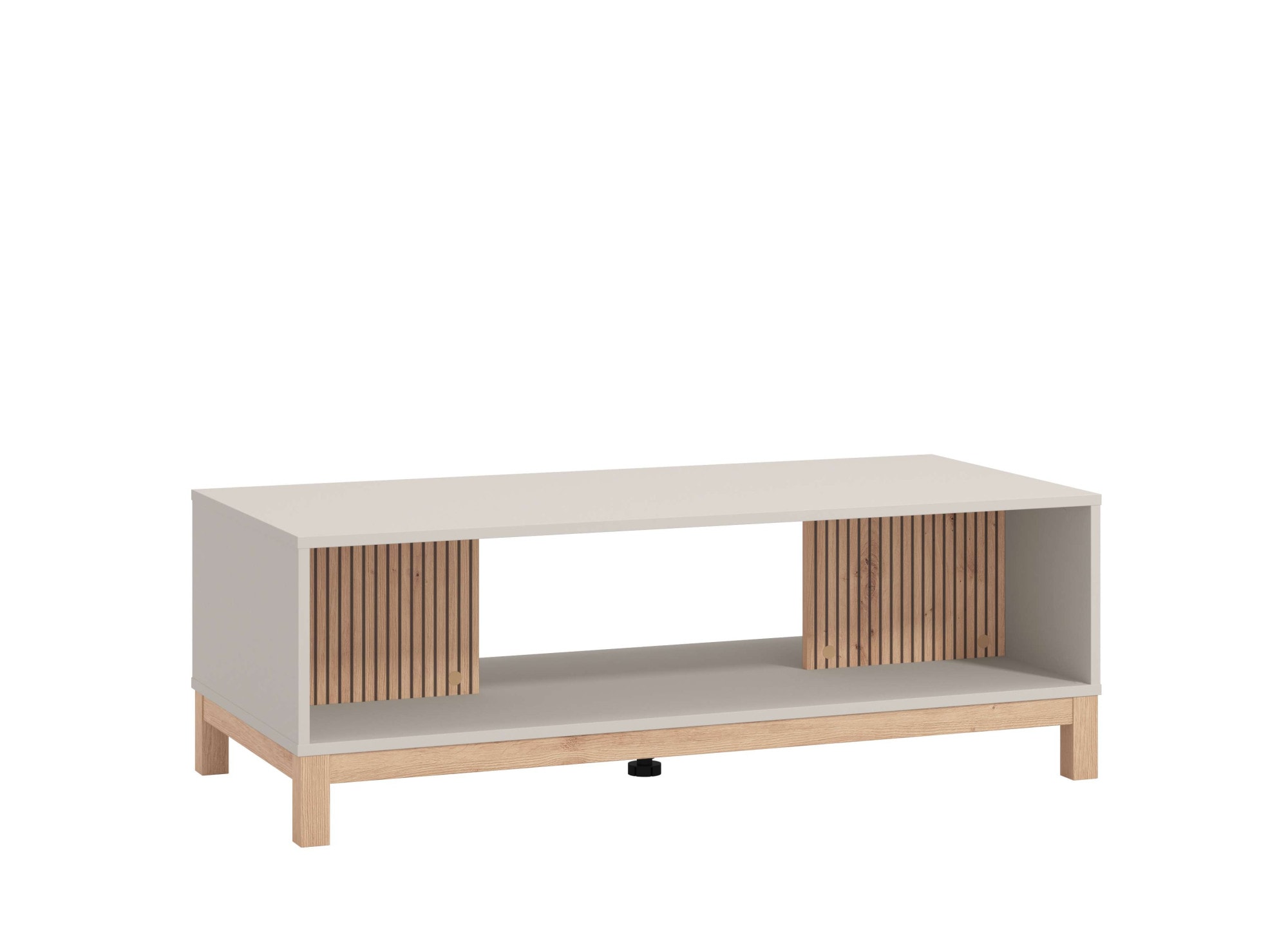 Home affaire Couchtisch "Essex, Wohnzimmertisch, Sofatisch, Beistelltisch, Kaffeetisch" Artisan Eiche & schwarze Streifen, MDF-Profil, ABS 1mm, modern
