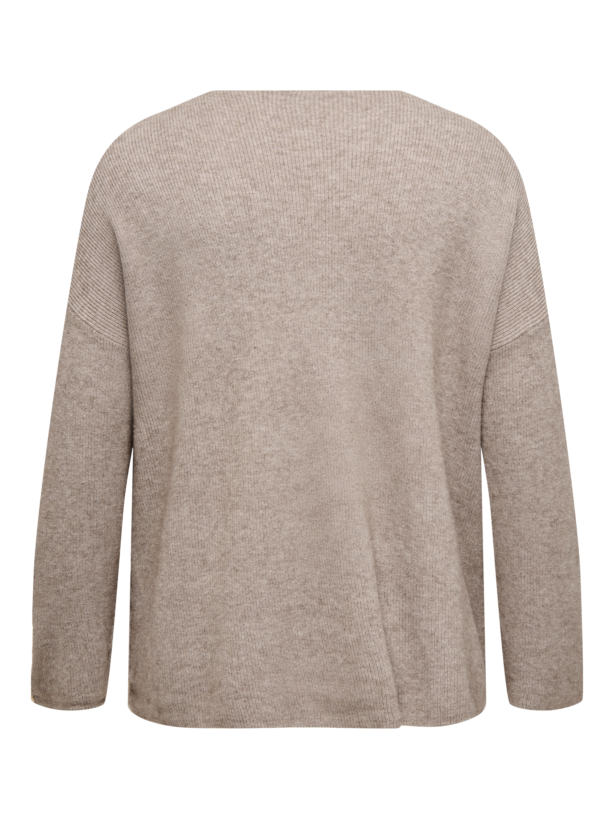 ONLY CARMAKOMA V-Ausschnitt-Pullover »CARIBI LS RIB LOOSE V-NECK CC KNT«