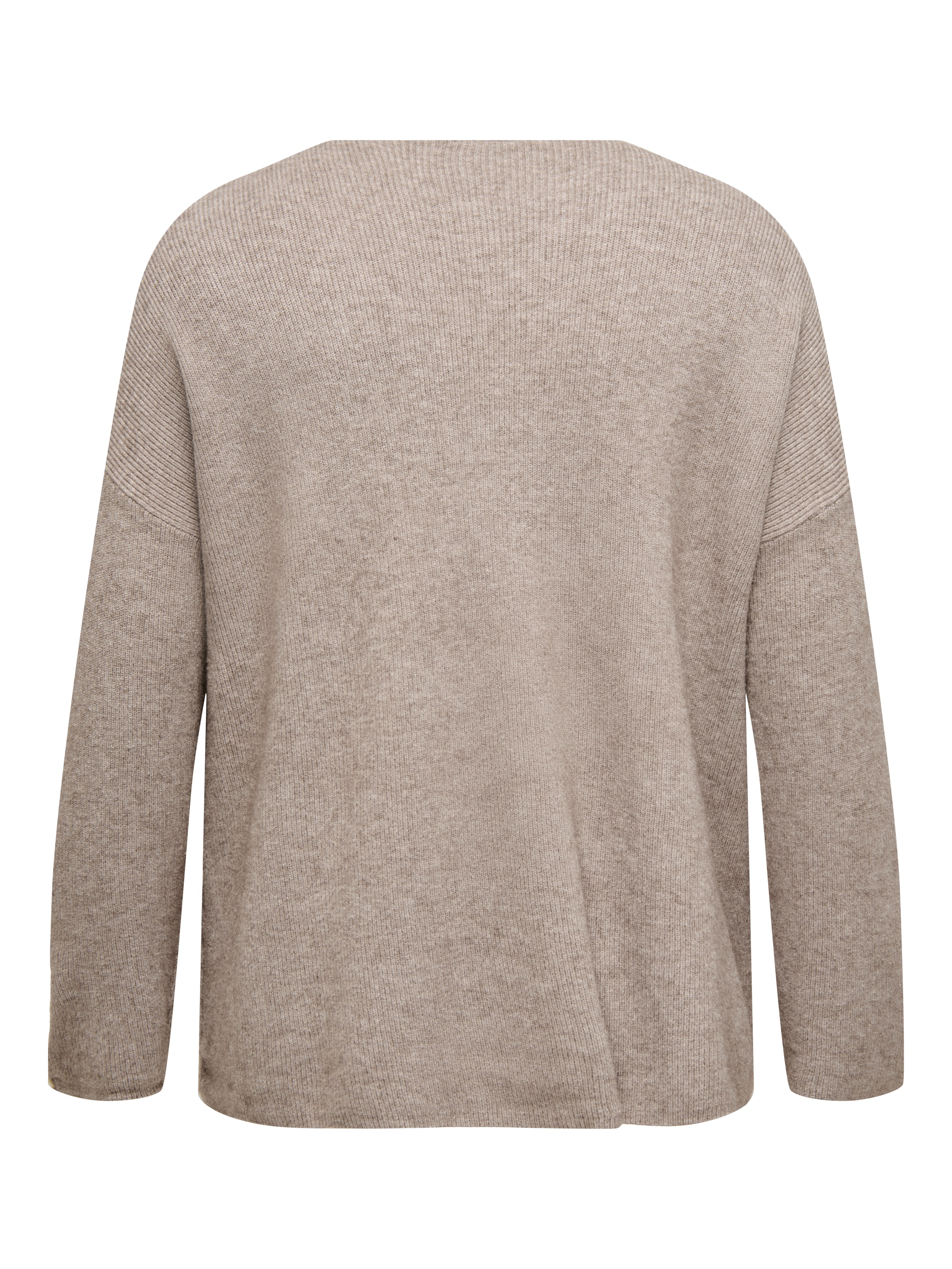 ONLY CARMAKOMA V-Ausschnitt-Pullover "CARIBI LS RIB LOOSE V-NECK CC KNT" günstig online kaufen