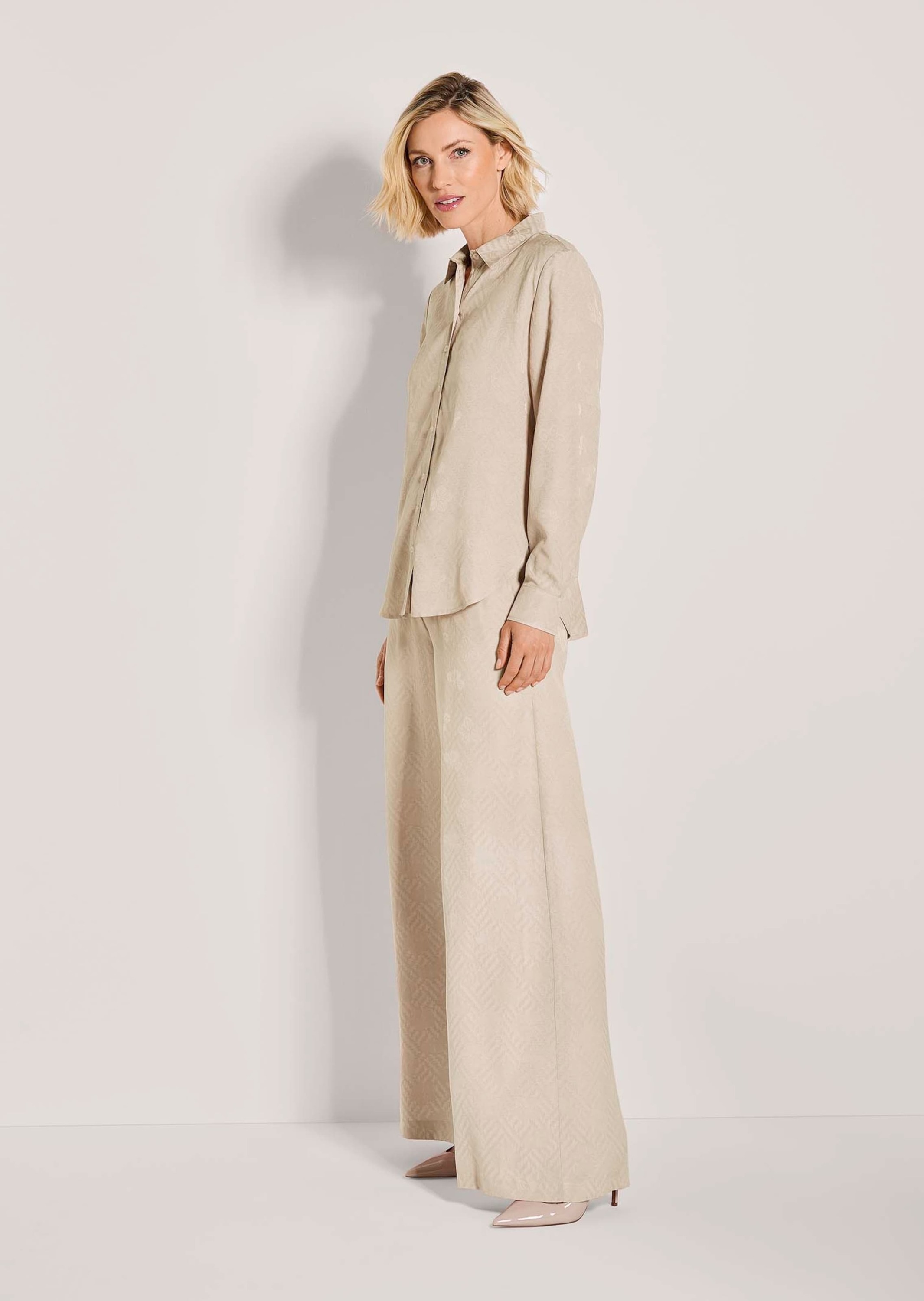 MADELEINE Hemdbluse "Hemdbluse Jacquardbluse mit zartem Muster" günstig online kaufen