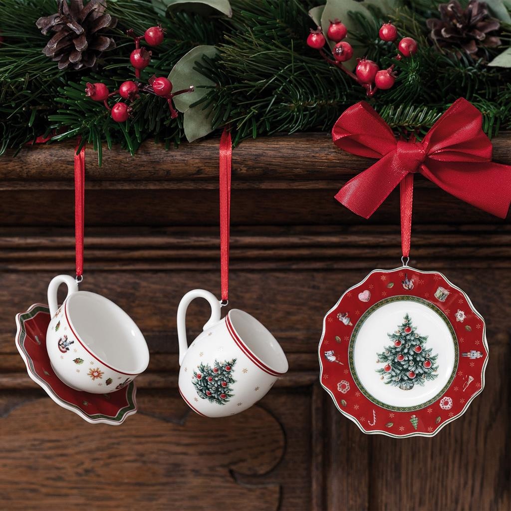 Villeroy & Boch Dekofigur »Ornamente Geschirrset Toy's Delight Decoration 3er Set bunt«
