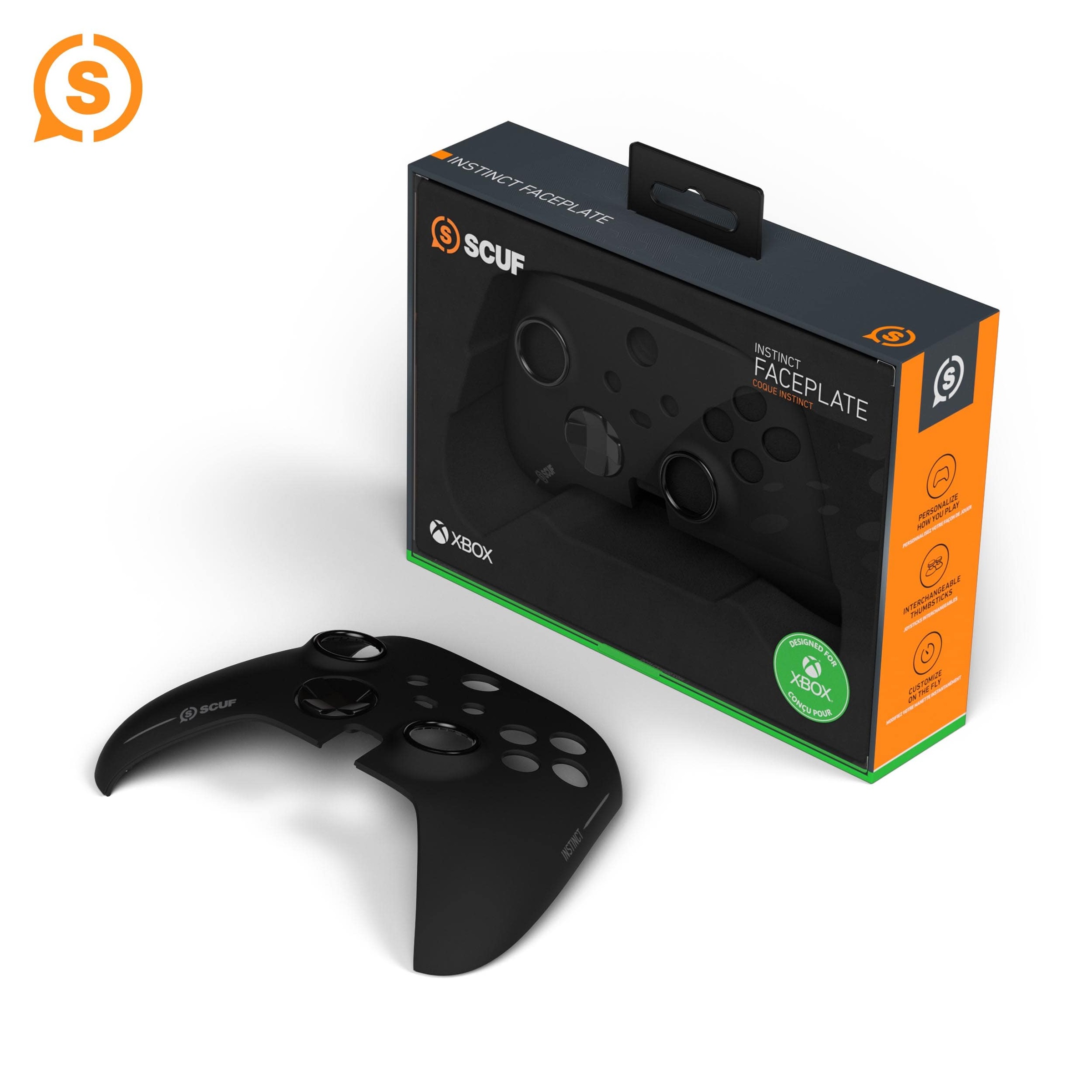 SCUF Gaming Zubehor für Xbox Contoller »Instinct Faceplate Kit - Black FP,Black Ring, Black Hybrid D-Pad«