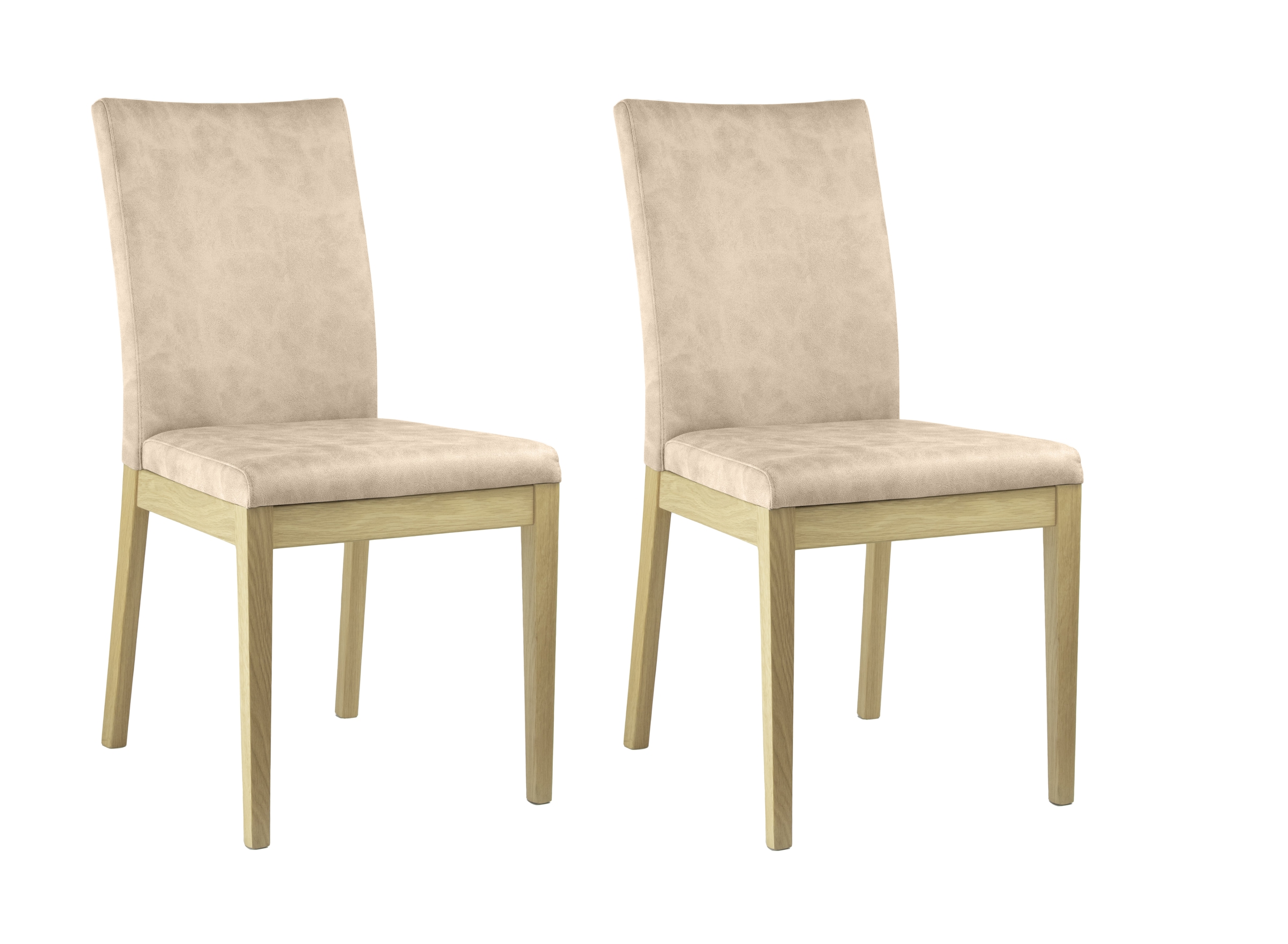 Home affaire 4-Fußstuhl "Dendres" (Set) 2 Stk. Microfaser Sitz und Ruecken günstig online kaufen