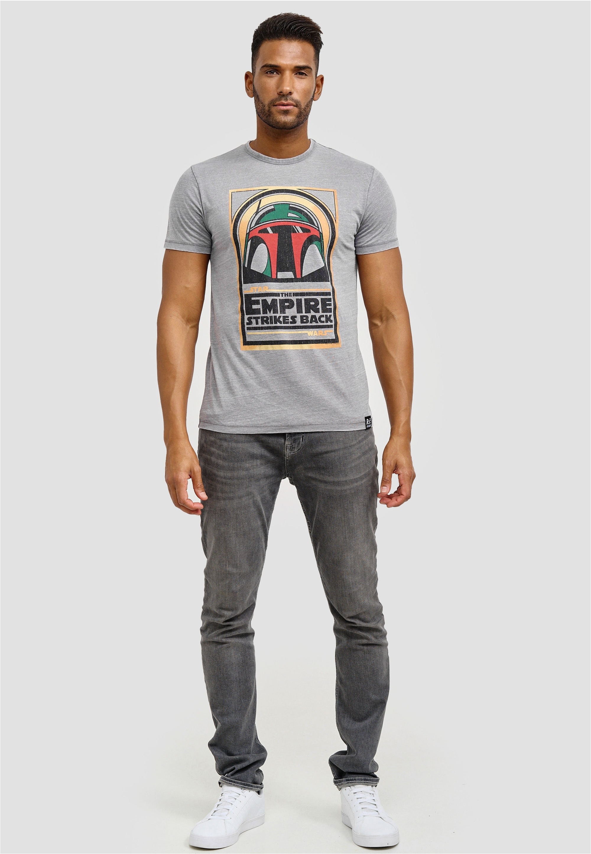 Recovered T-Shirt »Star Wars Boba Fett Empire Strikes Back«, im zeitlosen Design