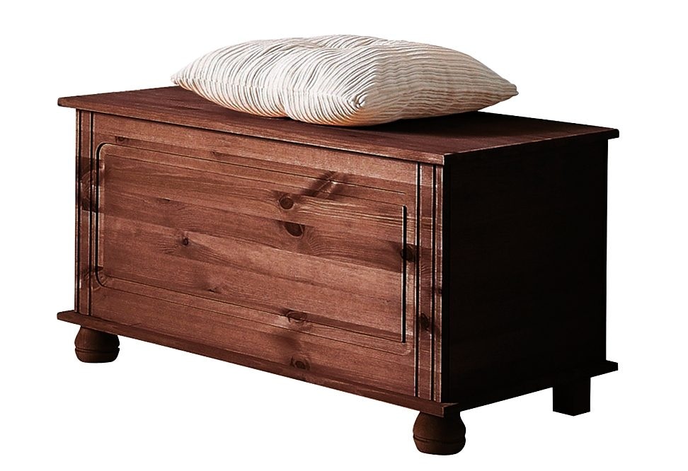 OTTO home 1100000002199 "Finca" aus massivem Kiefernholz, 85 x 43 x 45 cm, mit praktischem Stauraum