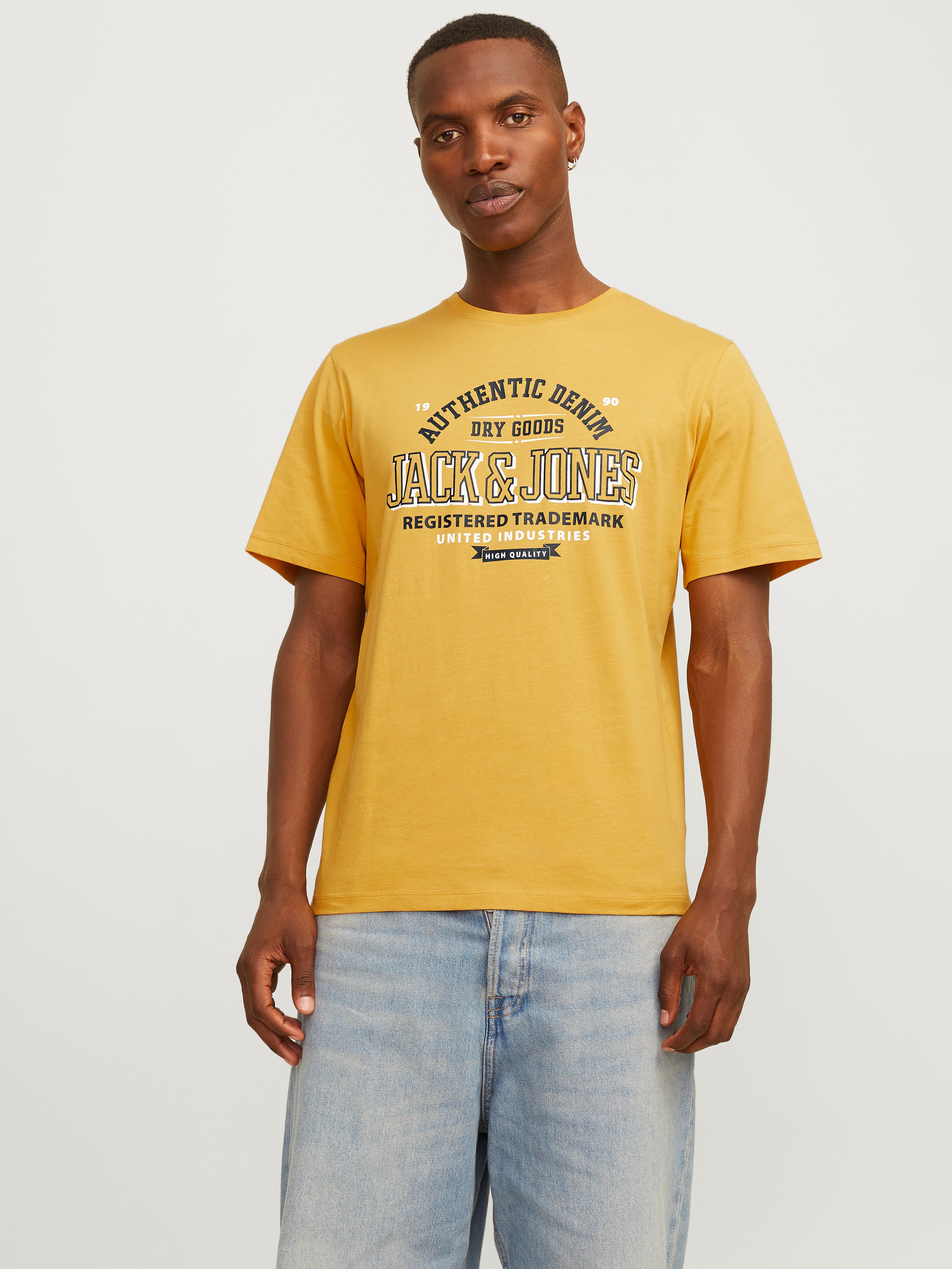 Jack & Jones Rundhalsshirt JJELOGO TEE SS O-NECK 2 COL AW24 SN günstig online kaufen