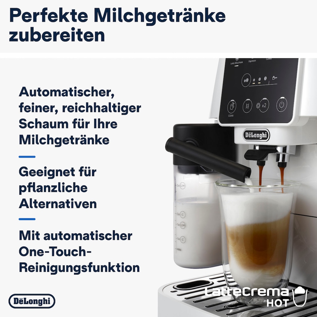 De'Longhi Kaffeevollautomat »Magnifica Start ECAM 220.61.W weiß«