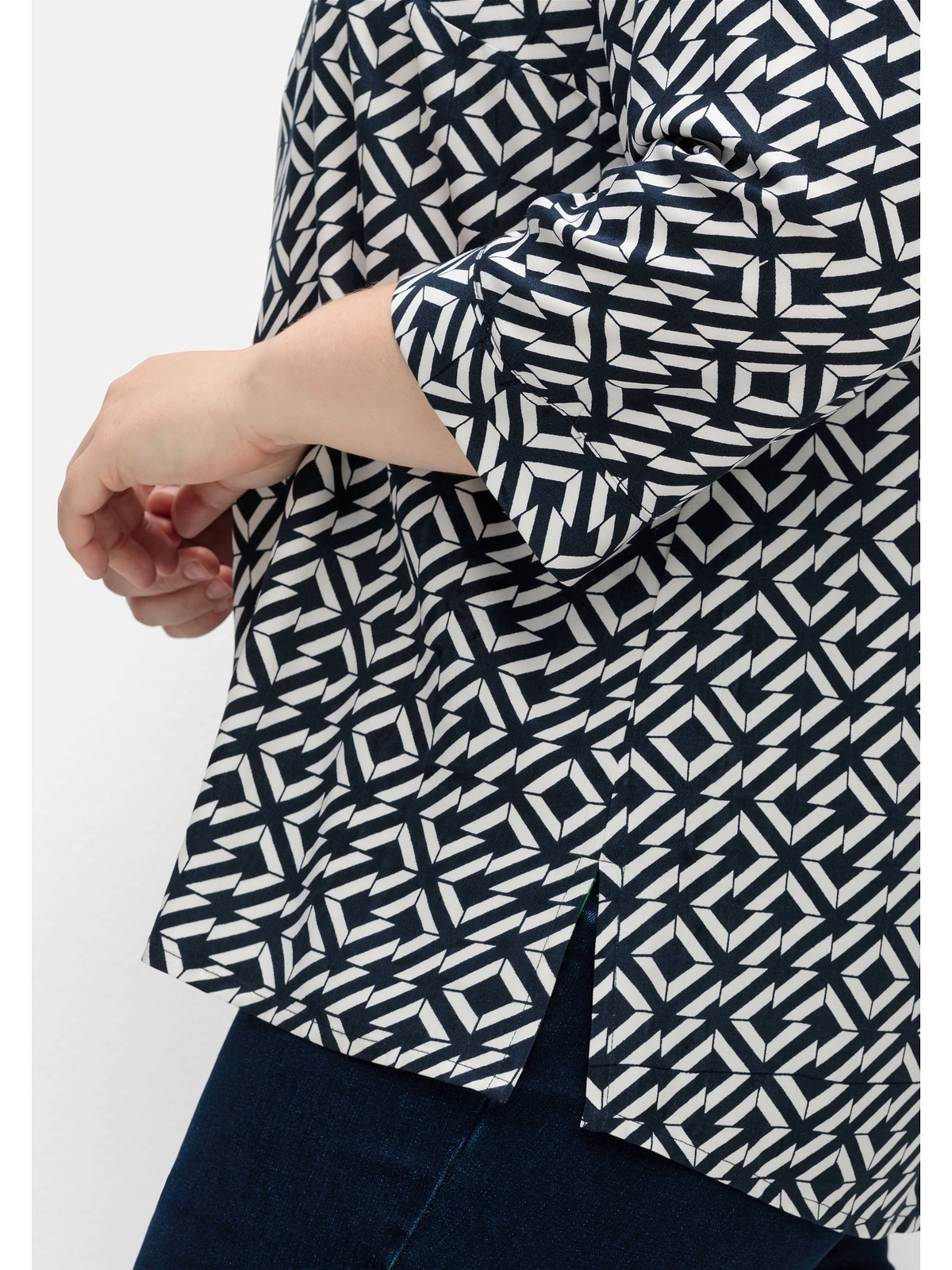 Sheego Tunika »Große Größen«, mit grafischem Alloverprint für kaufen | BAUR