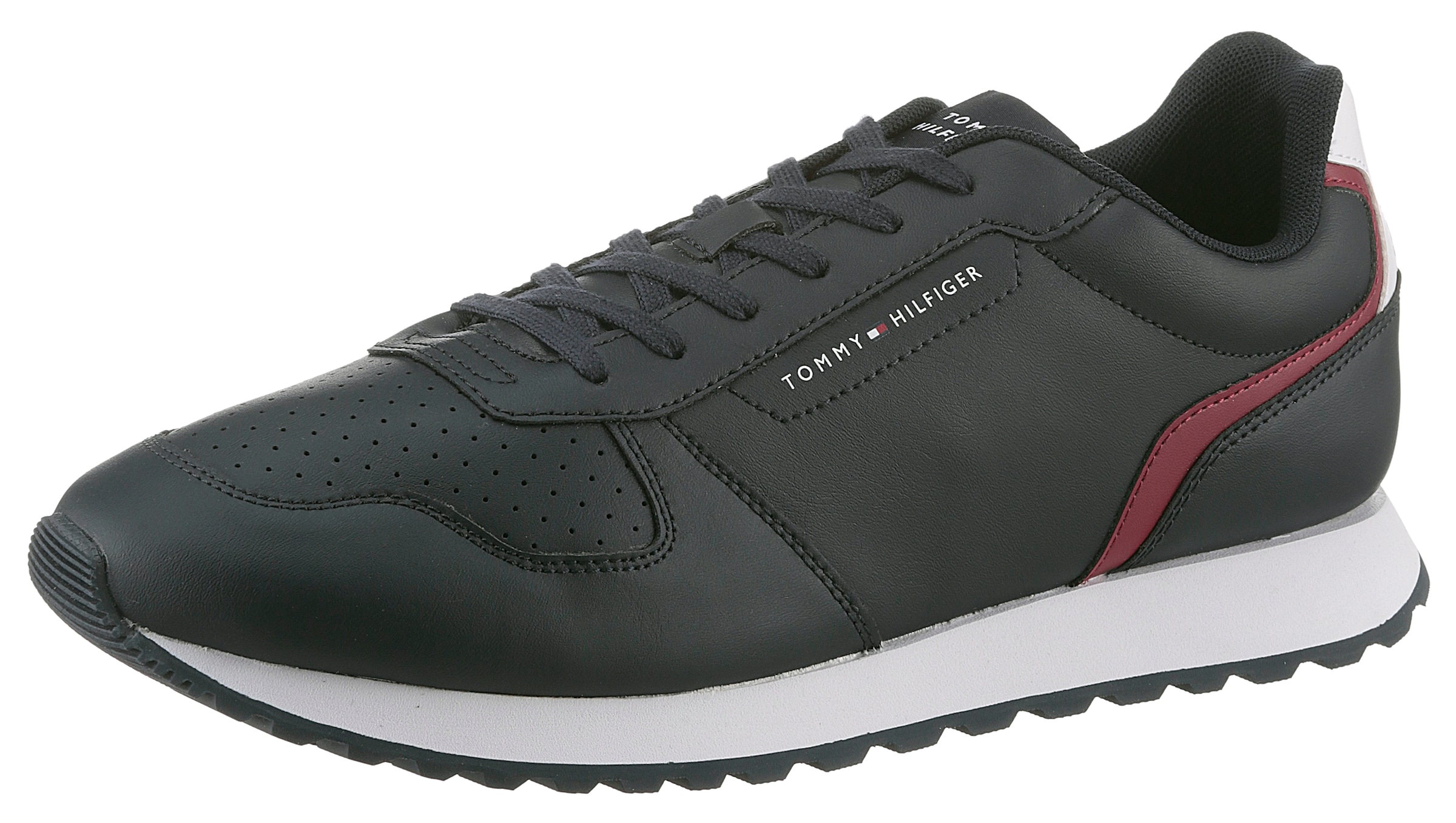 Tommy Hilfiger Plateausneaker "NEW RUNNER EVA MIX LTH FLAG", Freizeitschuh, günstig online kaufen