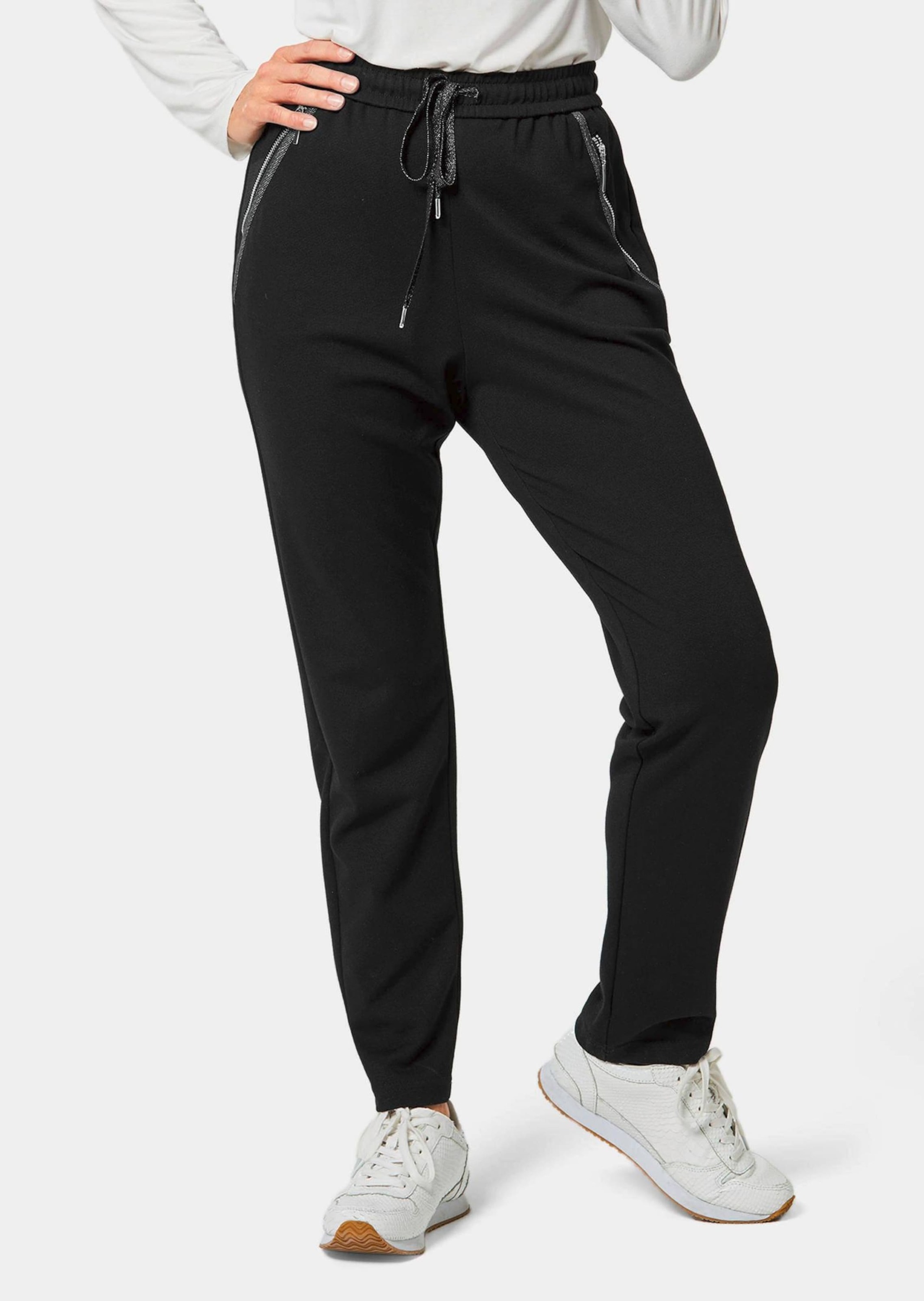 Thumbnail - GOLDNER 2-in-1-Hose "Kurzgröße Elegante Joggpants SARA, hoher Bund"