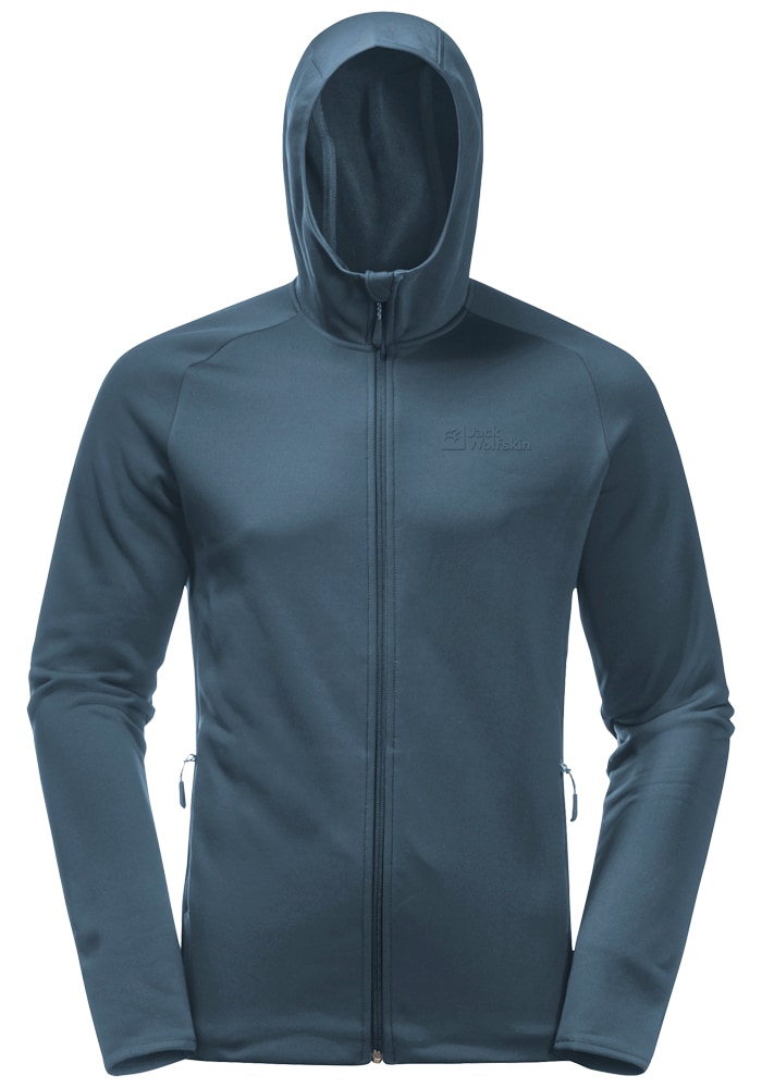 Jack Wolfskin Fleecejacke »BAISELBERG HOODED FZ M«, mit Kapuze