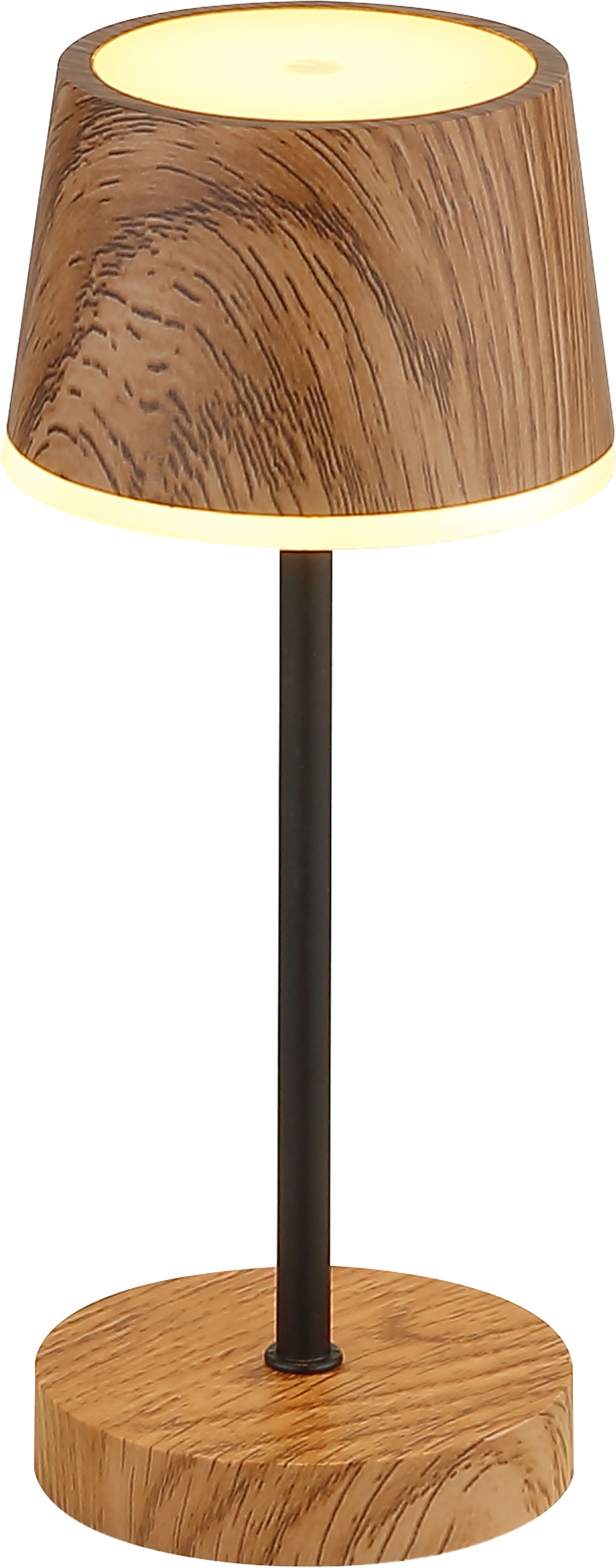 GLOBO LIGHTING Tischleuchte »DAWSON« LED-Modul 1 Stk. Outdoor RGBW Tischleuchte IP54, Akku, Touchdimmer, warmes Licht