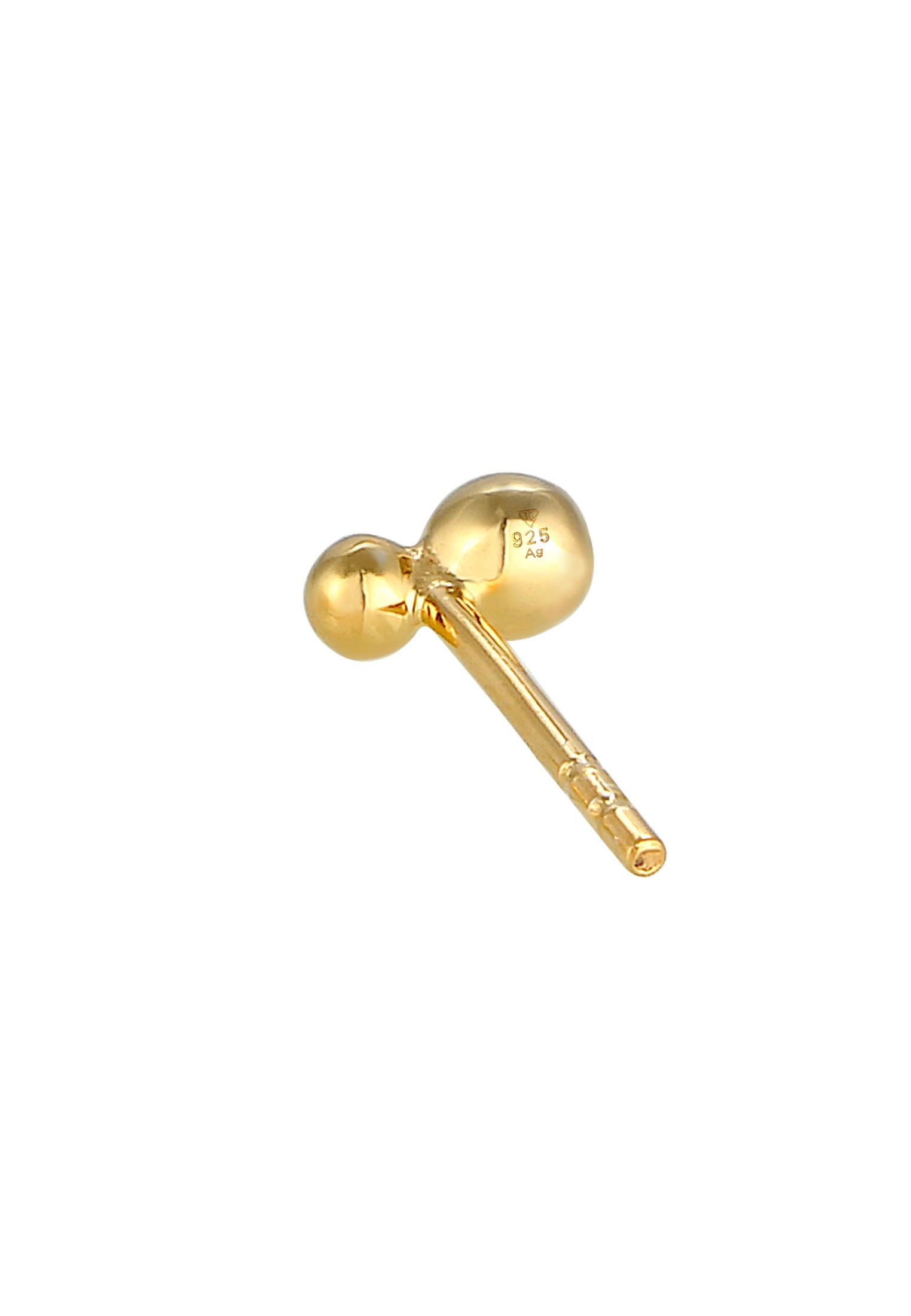 Elli Single-Ohrstecker »Single Ohrstecker Kugel Design 925 Silber«