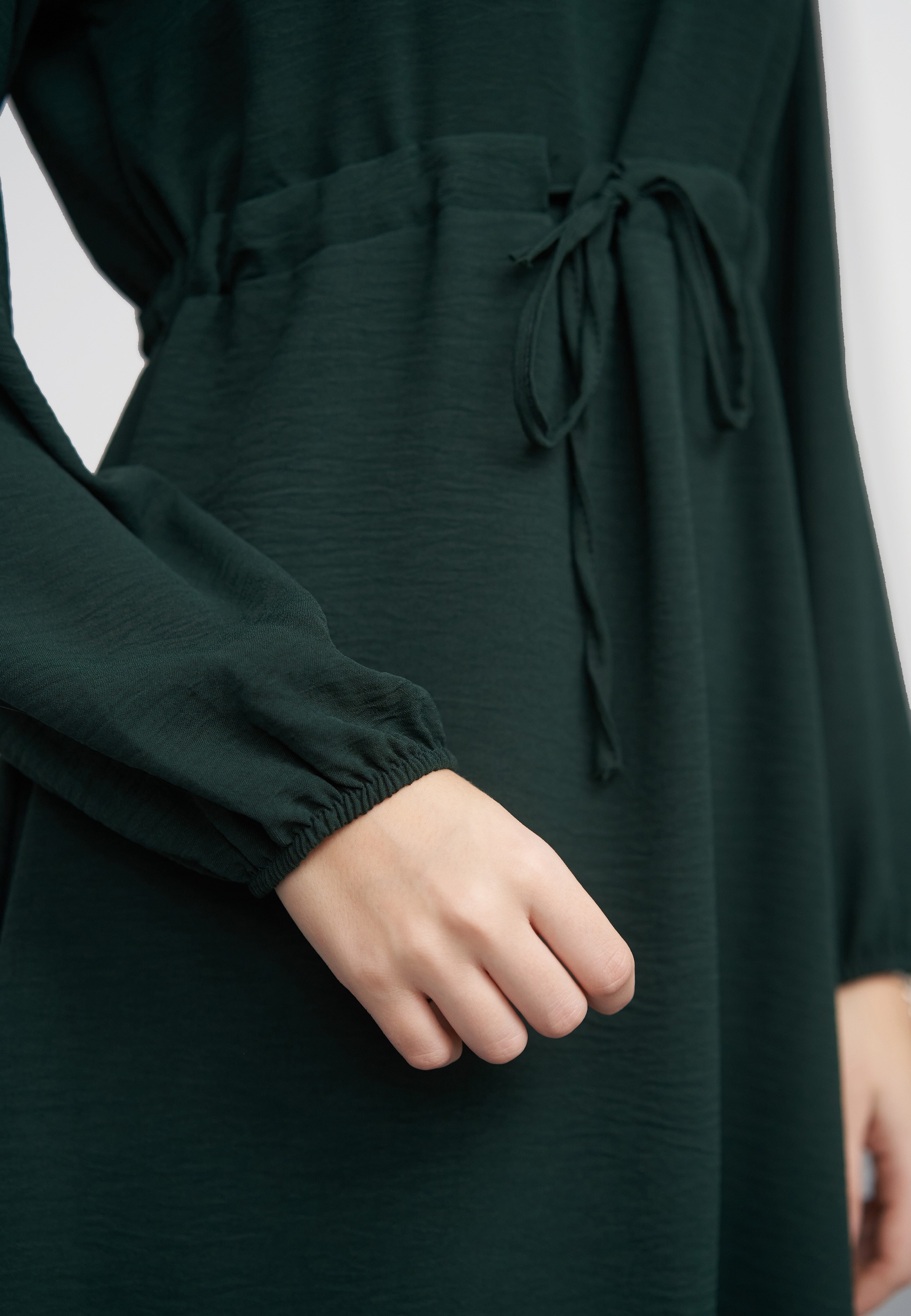 CLOUD 5IVE A-Linien-Kleid »CLOUD 5IVE Longsleeve Musselin Dress« 1 tlg.