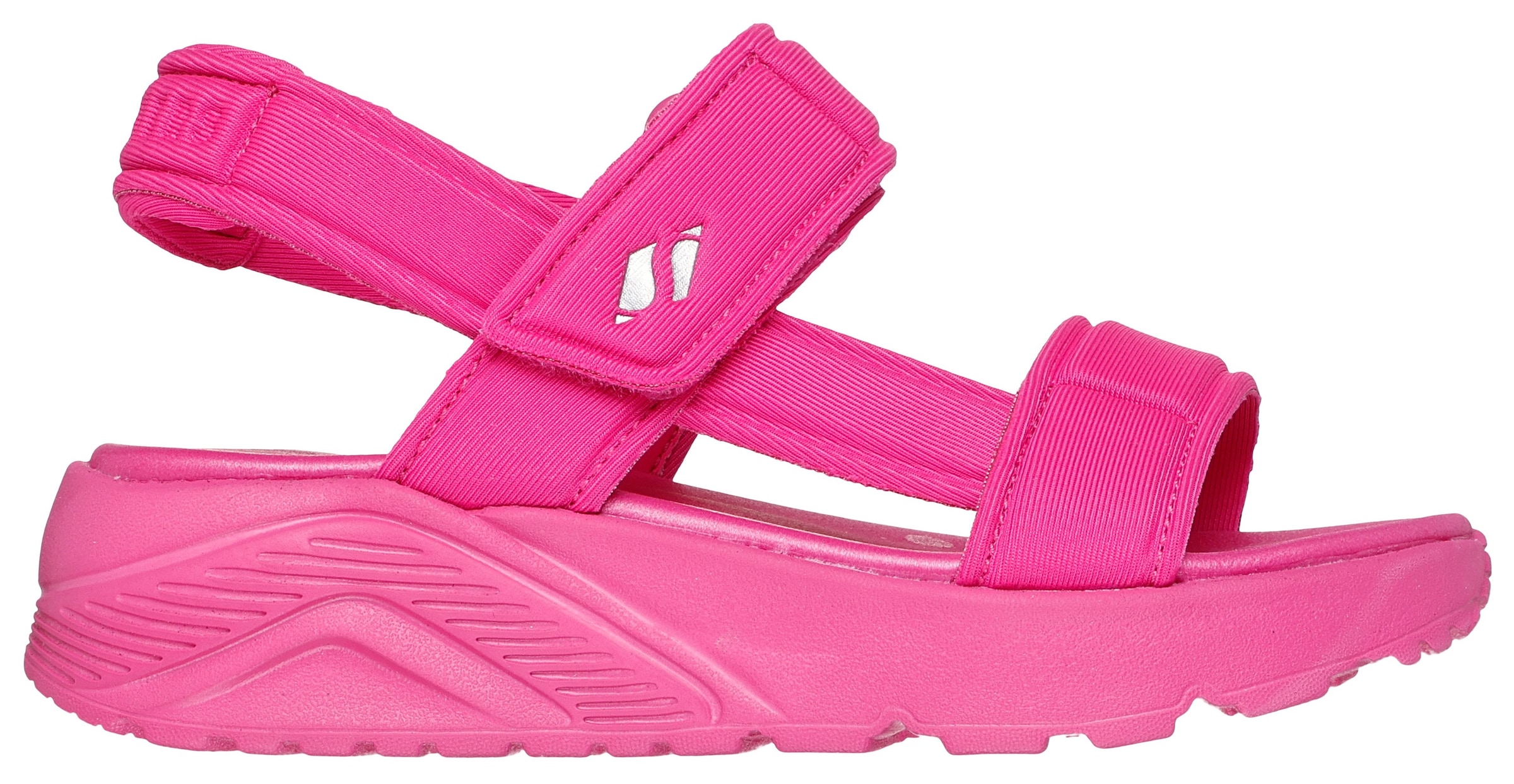 Skechers Sandale »UNO LITE SANDAL«, leichte Sandale mit Klettverschluss, Größenschablone zum Download