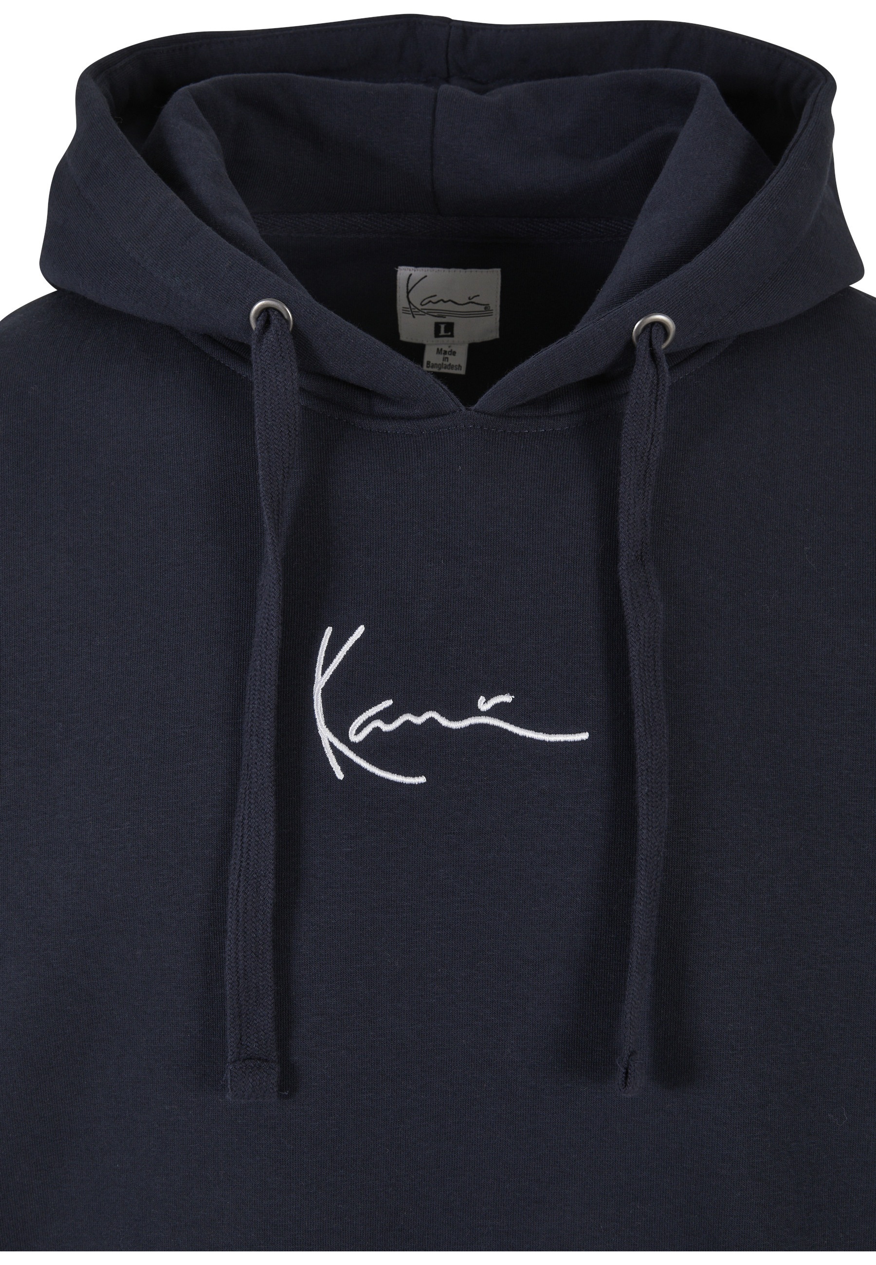 Karl Kani Rundhalspullover »Karl Kani Herren Small Signature Hoodie navy« 1 Stk.