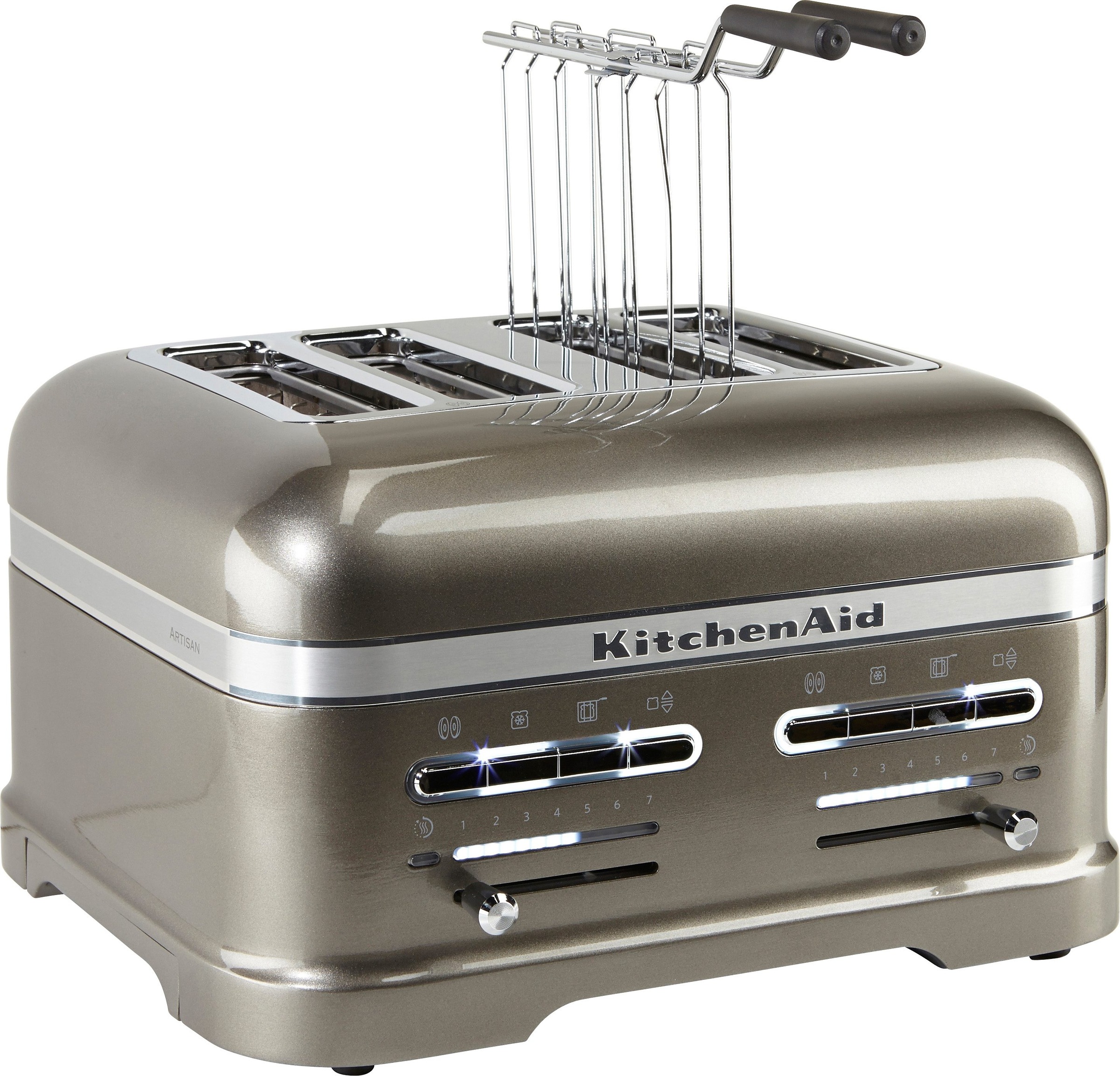 KitchenAid "Artisan 5KMT4205EMS MEDALLION-SILBER" 4 kurze Schlitze für 4 Sc günstig online kaufen