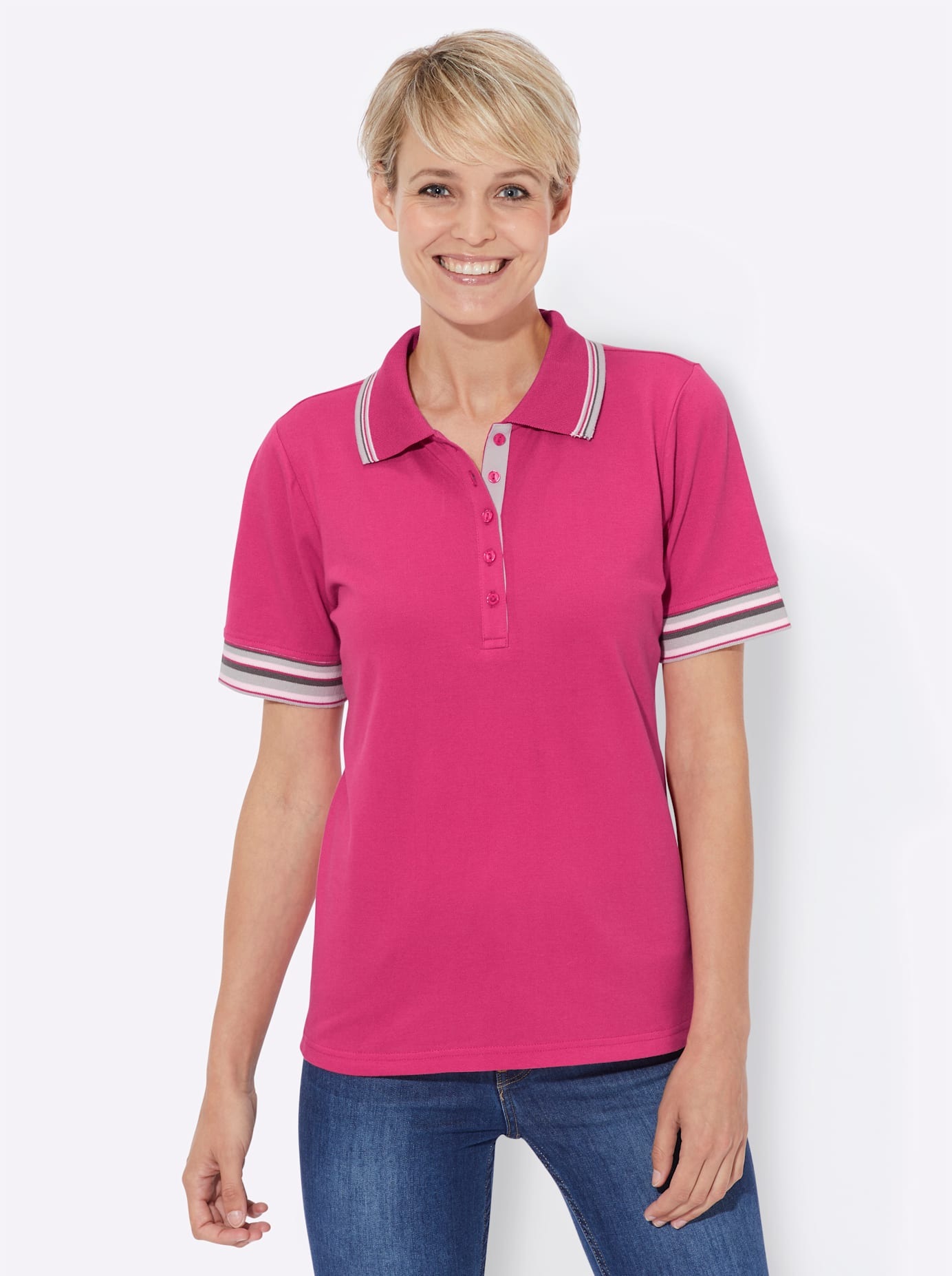 Casual Looks Poloshirt "Poloshirt", (1 tlg.) günstig online kaufen