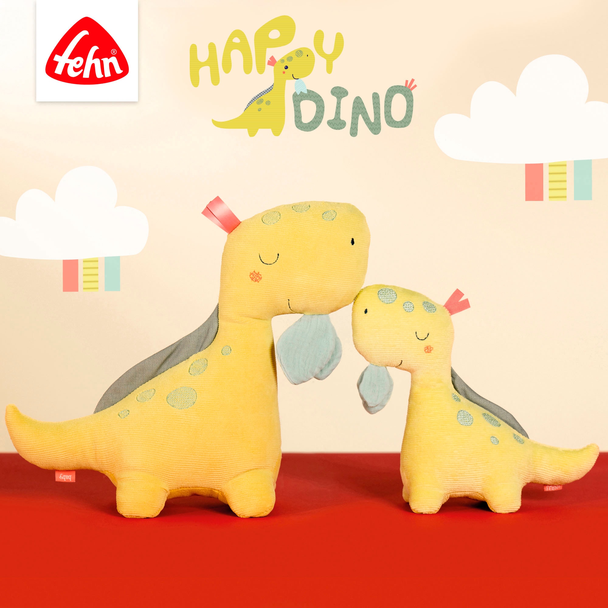 Fehn Mobile »Happy Dino, Musik-Mobile«, mit Bett-Befestigung