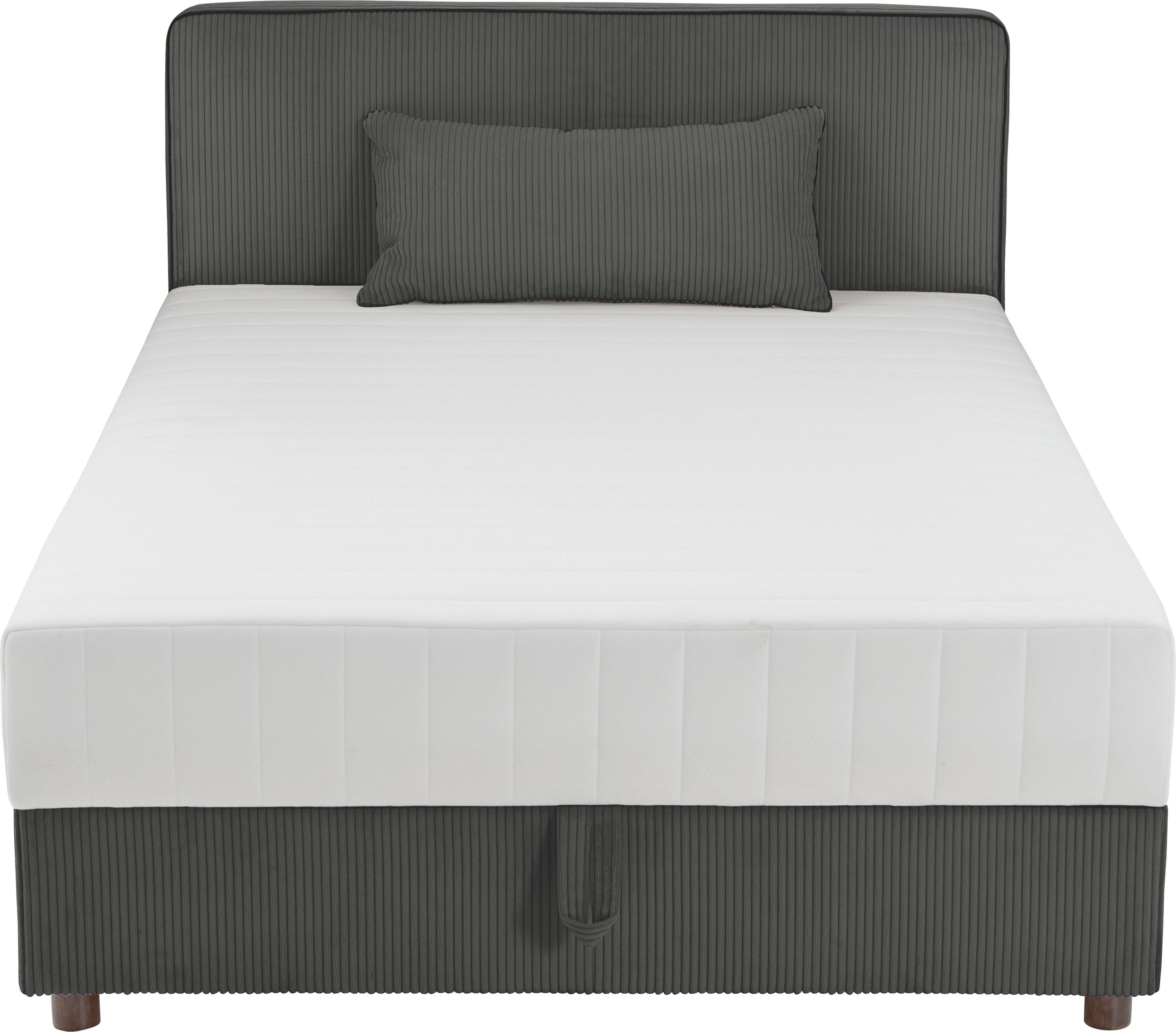 ATLANTIC home collection Bett »Corinna«, Boxbett inkl. Stauraum, Cord, erhältlich in unterschiedlichen Breiten