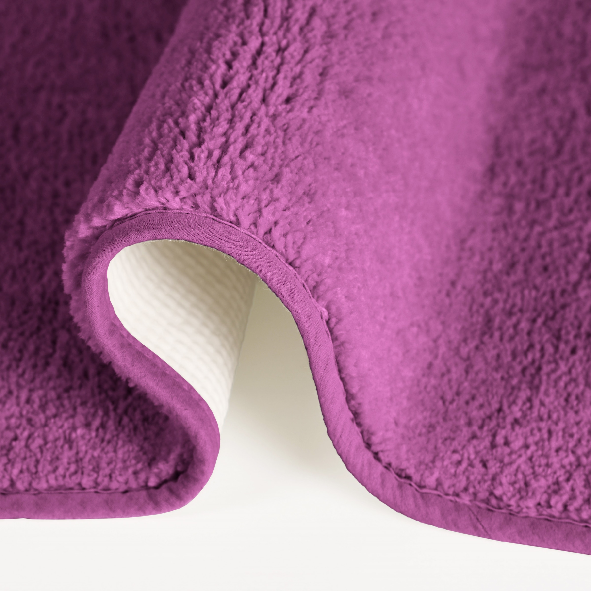 my home Badematte »Vanessa, Badvorleger, Badezimmer Teppich«, rutschhemmend beschichtet, schnell trocknend-fußbodenheizungsgeeignet-strapazierfähig, Badteppich, weiche Haptik, unifarben