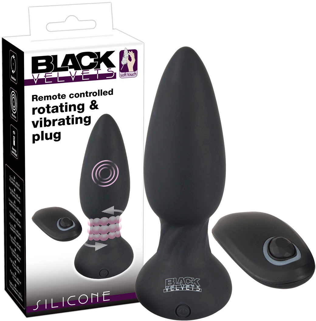 BLACK VELVETS Analplug »Rotating Plug«