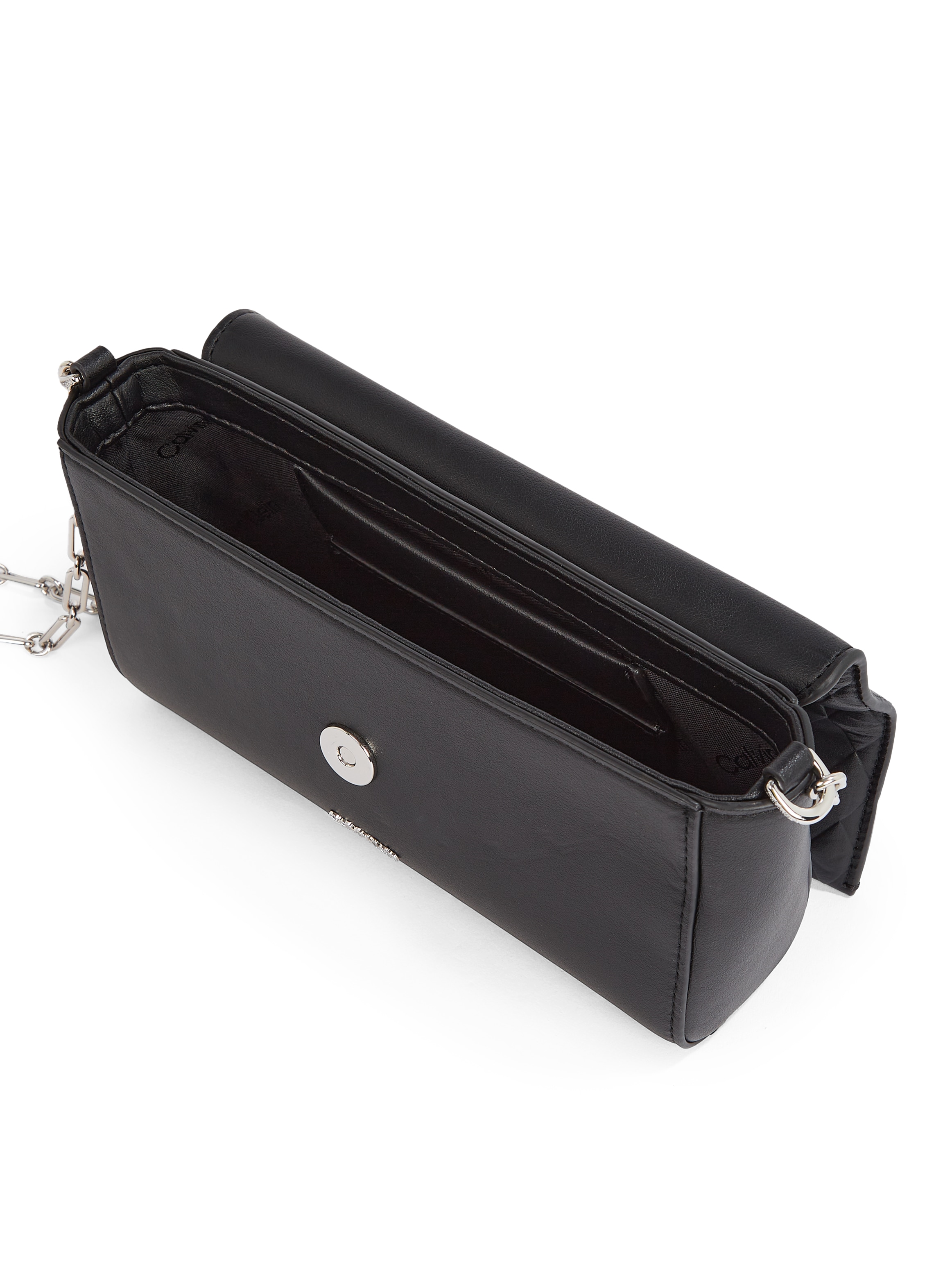 Calvin Klein Schultertasche »MINI QUILT CHAIN MINI CROSSBODY«, Abendtasche, Clutch, Damen-Umhängetasche mit Ketten-Schulterriemchen