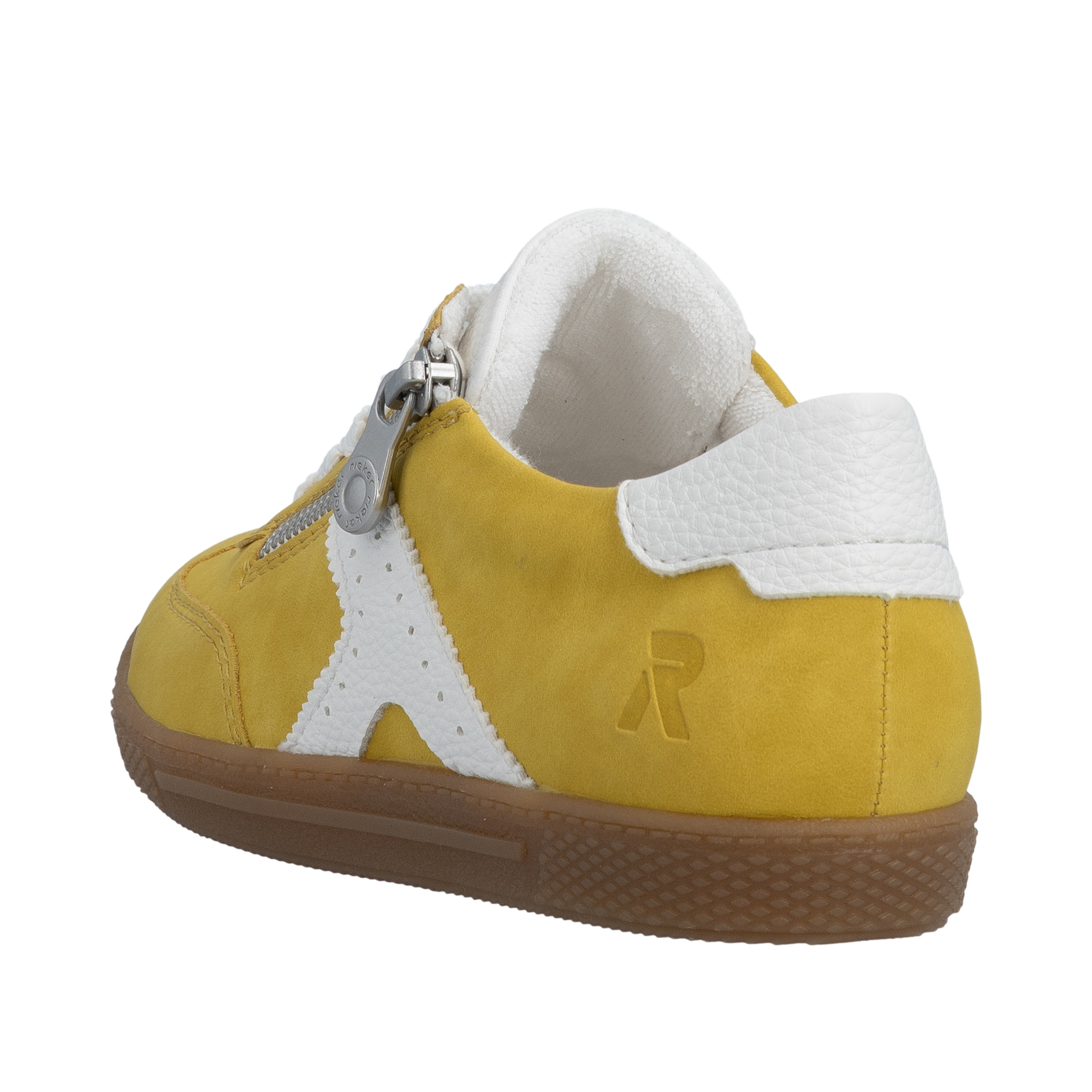 Rieker Women's Sneaker Mustard White 40 4