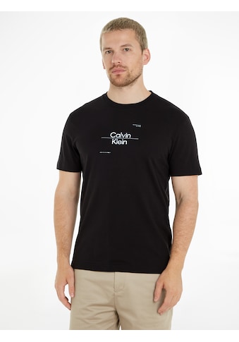 Calvin Klein Marškinėliai »OPTIC LINE LOGO T-SHIRT«...